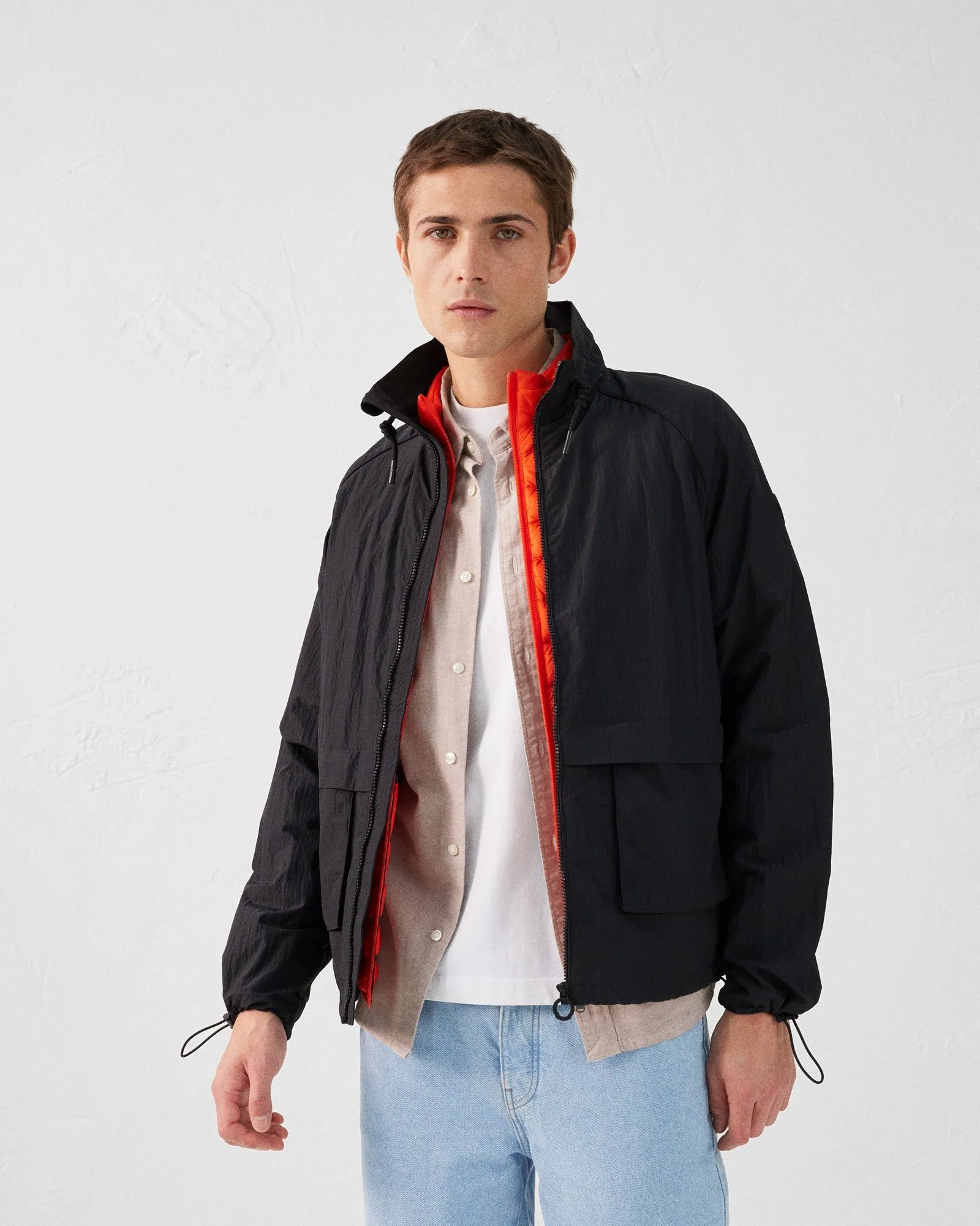 Blouson coupe-vent léger placebo Noir