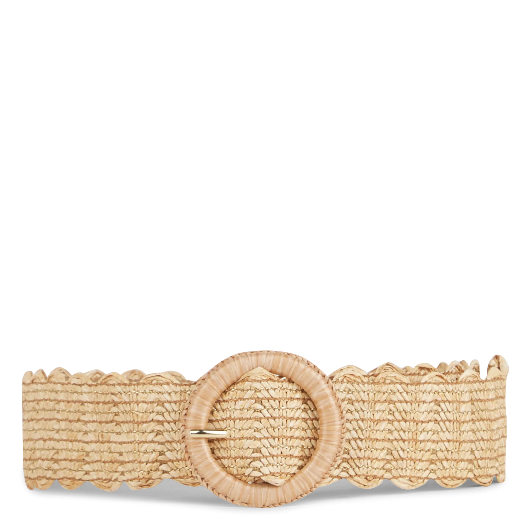 Ceinture en paille Beige LYANA