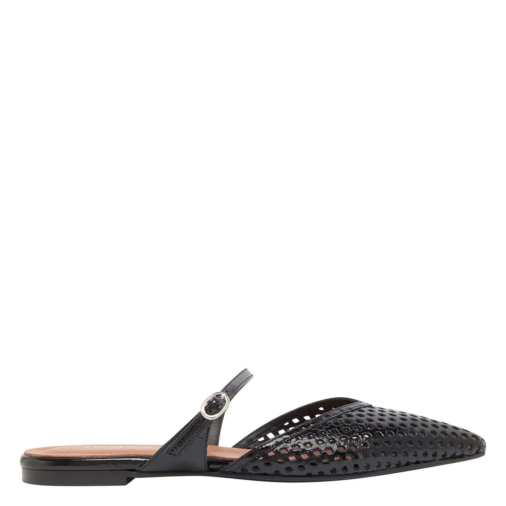 Mules en cuir Noir DELICAT