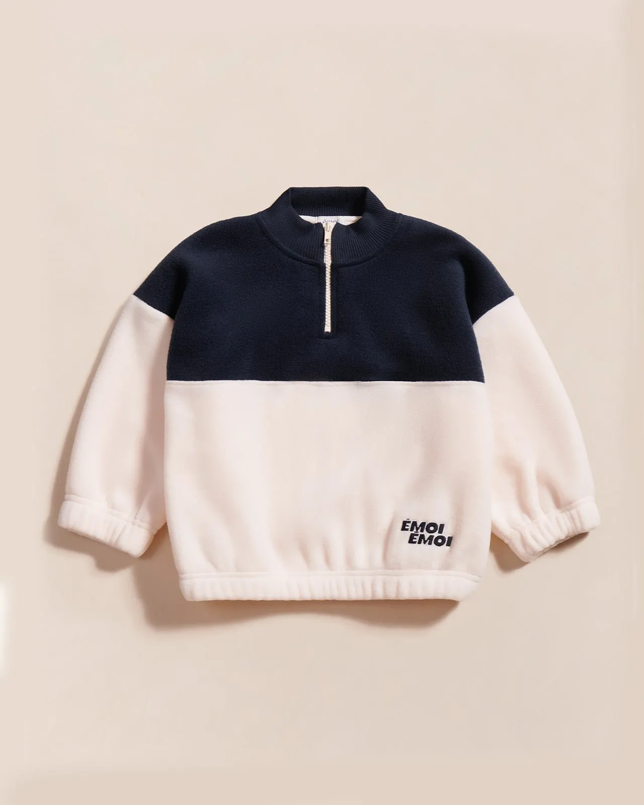 Le sweat sonny en polaire recyclée Blanc