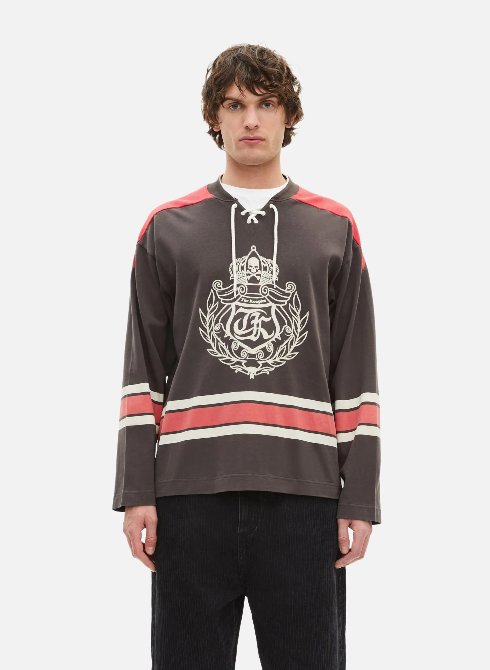 Sweatshirt style polo Noir