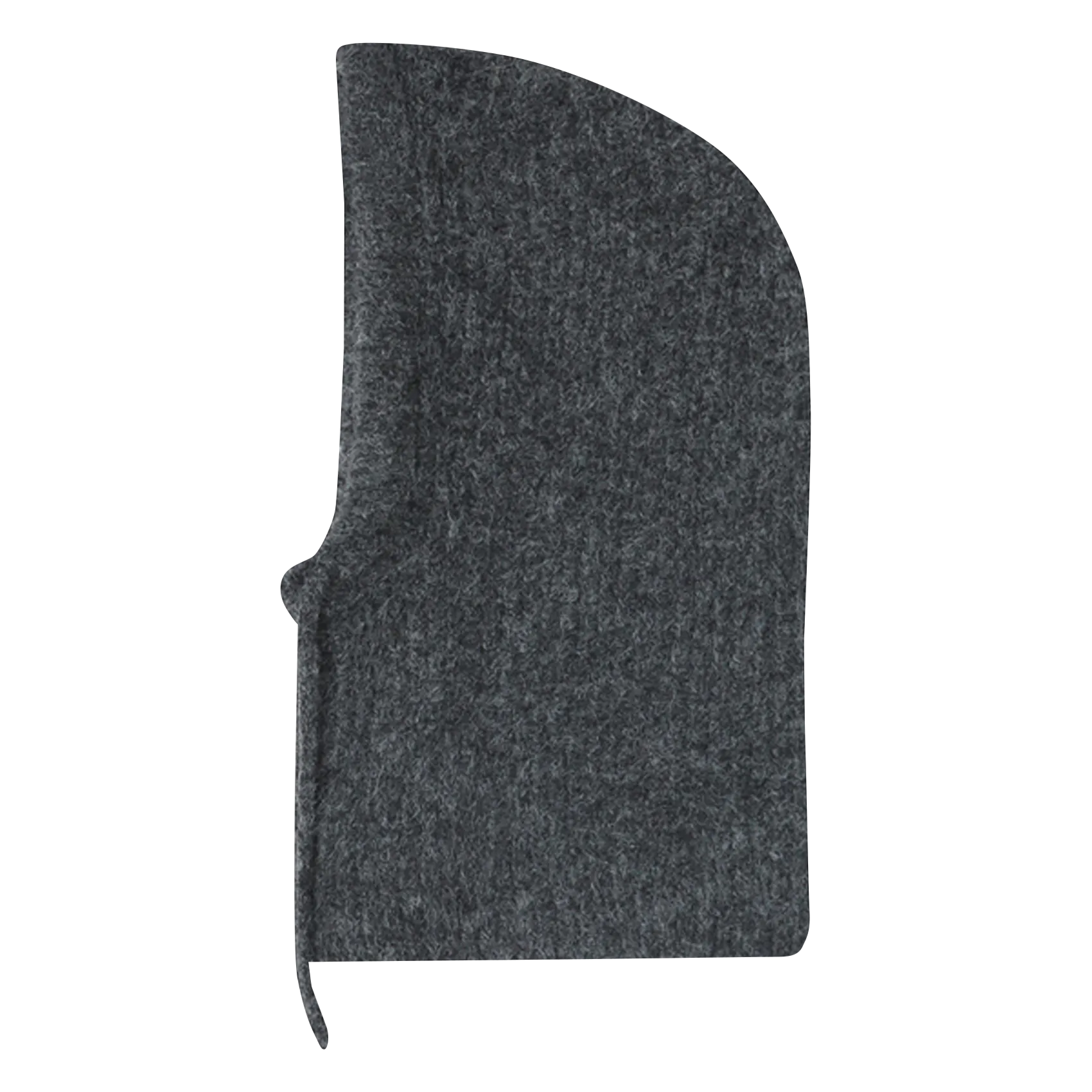 Cagoule unie en fil mélangé Gris SAMOURAI