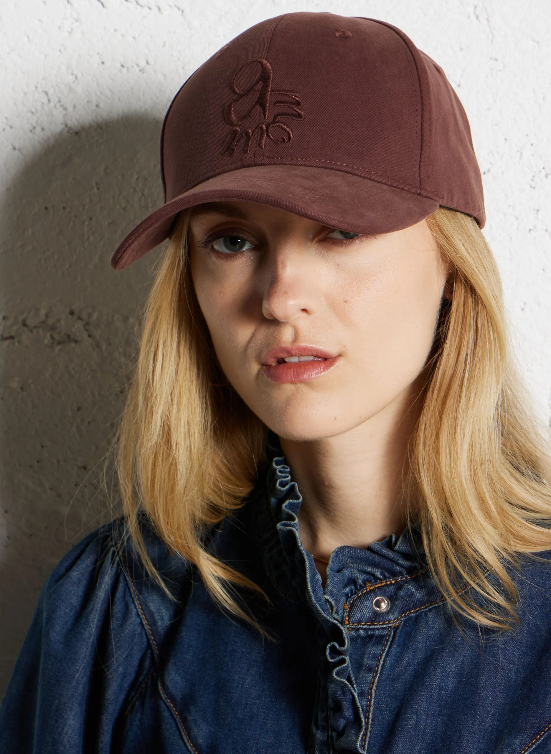 Casquette en coton Violet ADRA