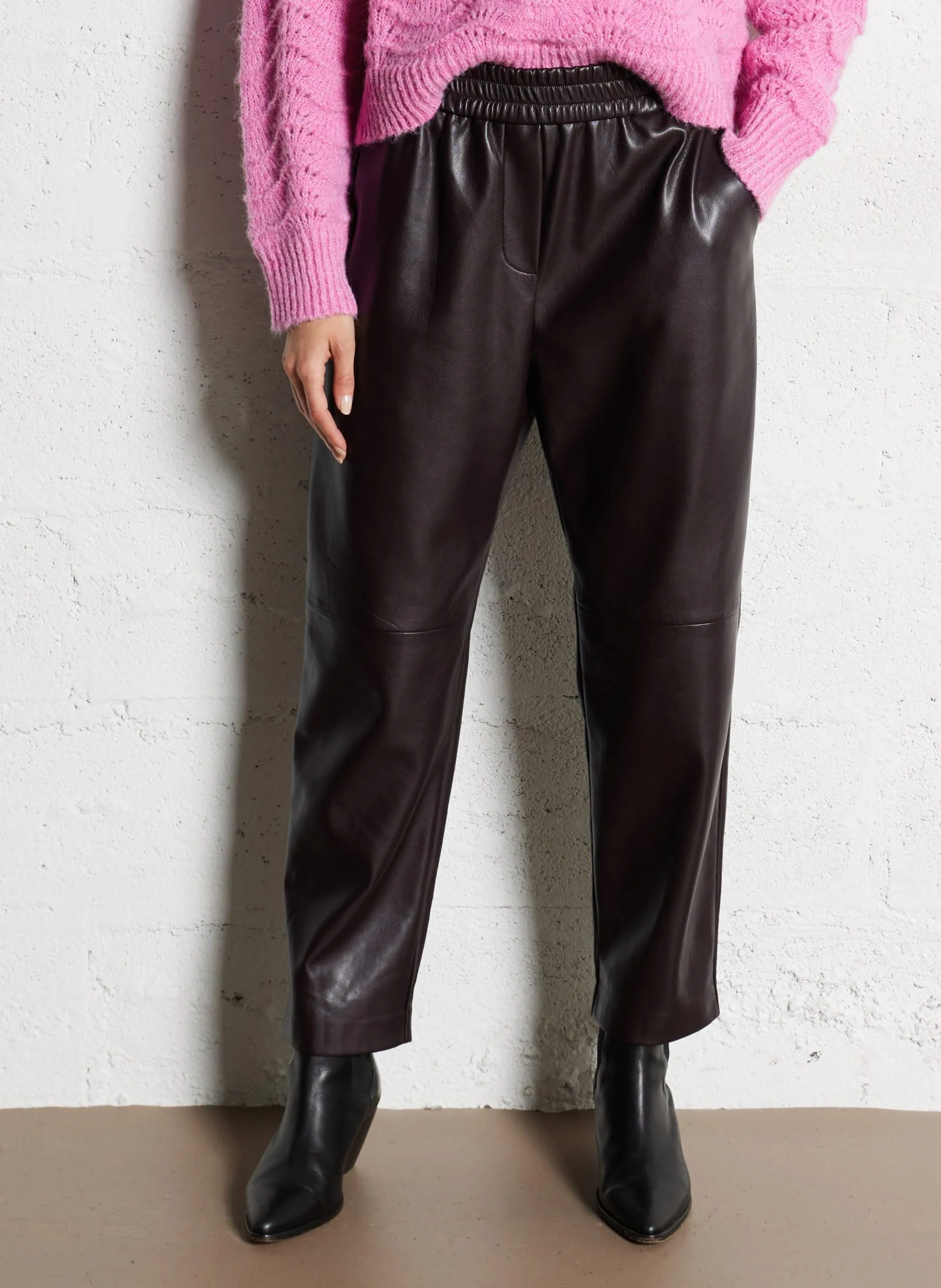 Pantalon droit Violet JOE
