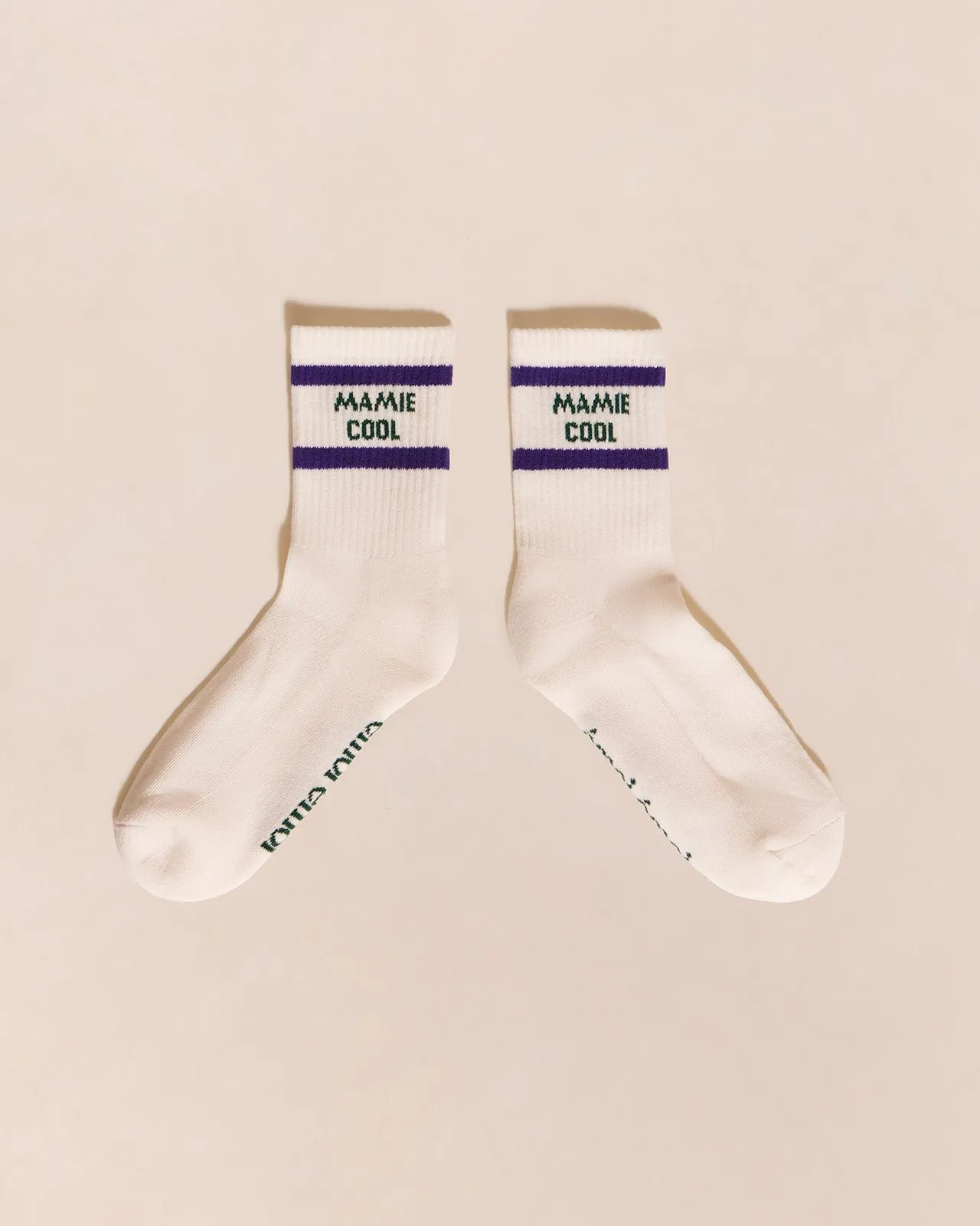 Les chaussettes mamie cool Blanc