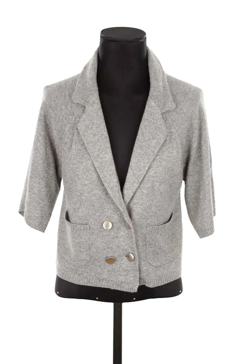 Cardigan en cachemire Gris