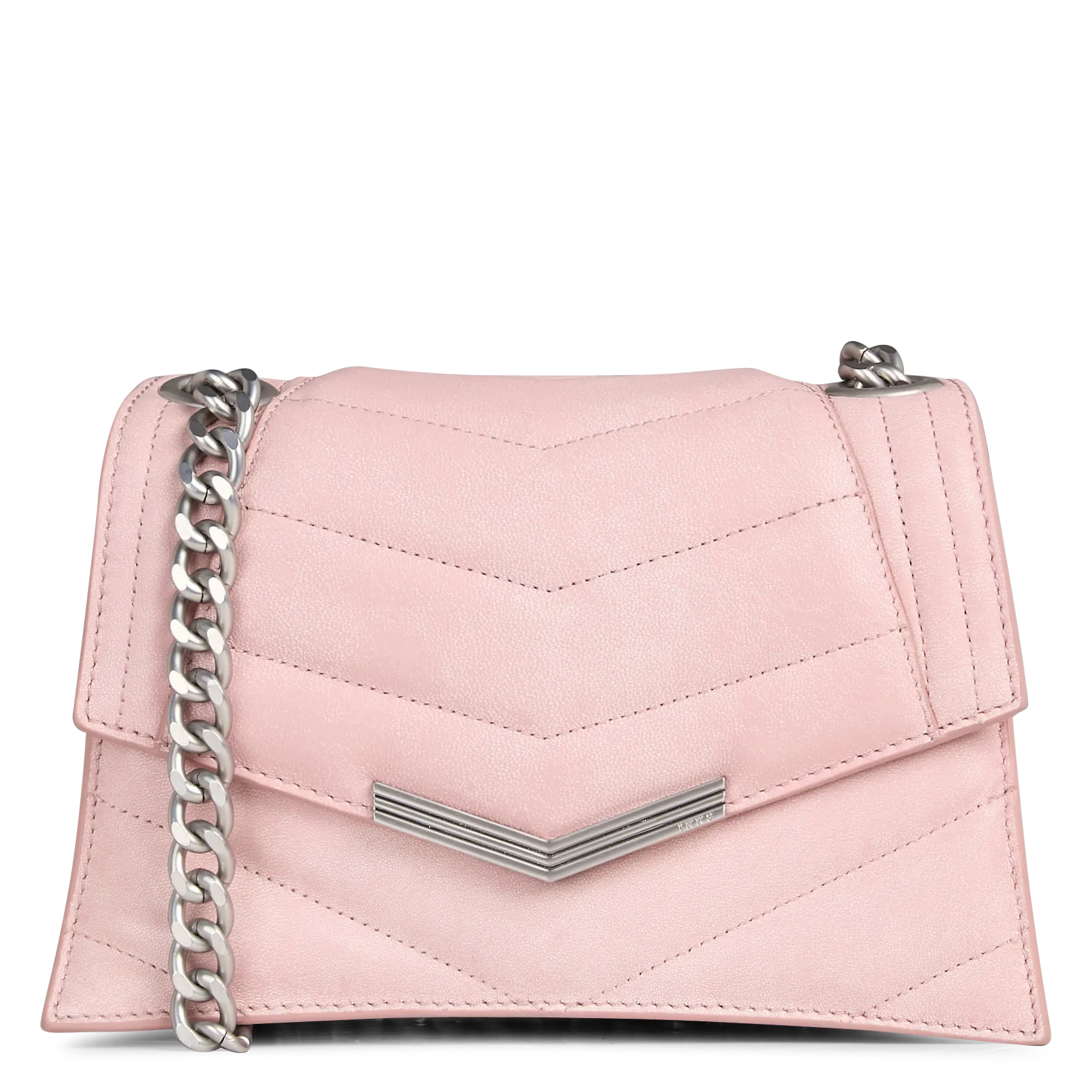 Sac bandoulière en cuir Rose THE 1 S