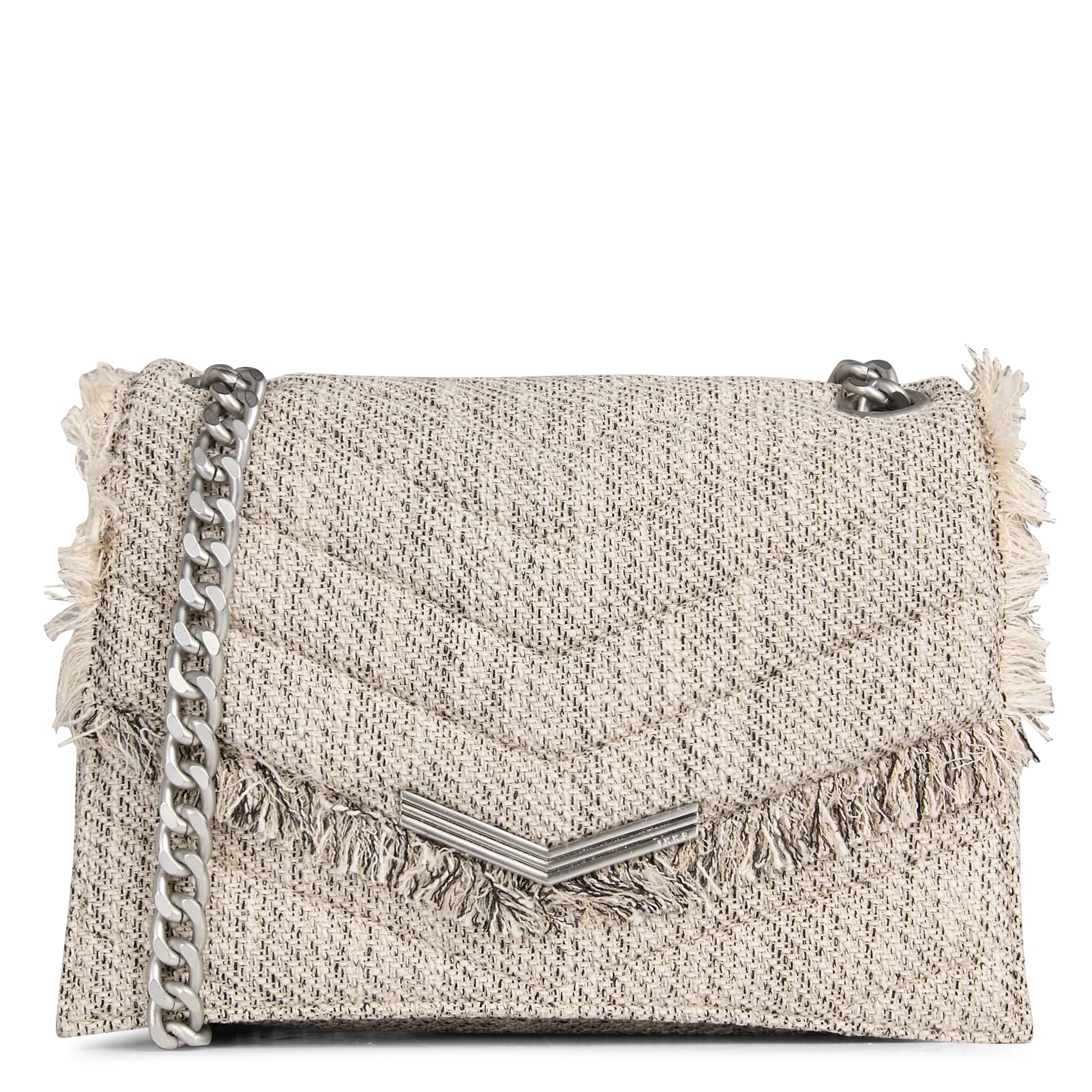 Sac matelassé en tweed Beige THE 1 M