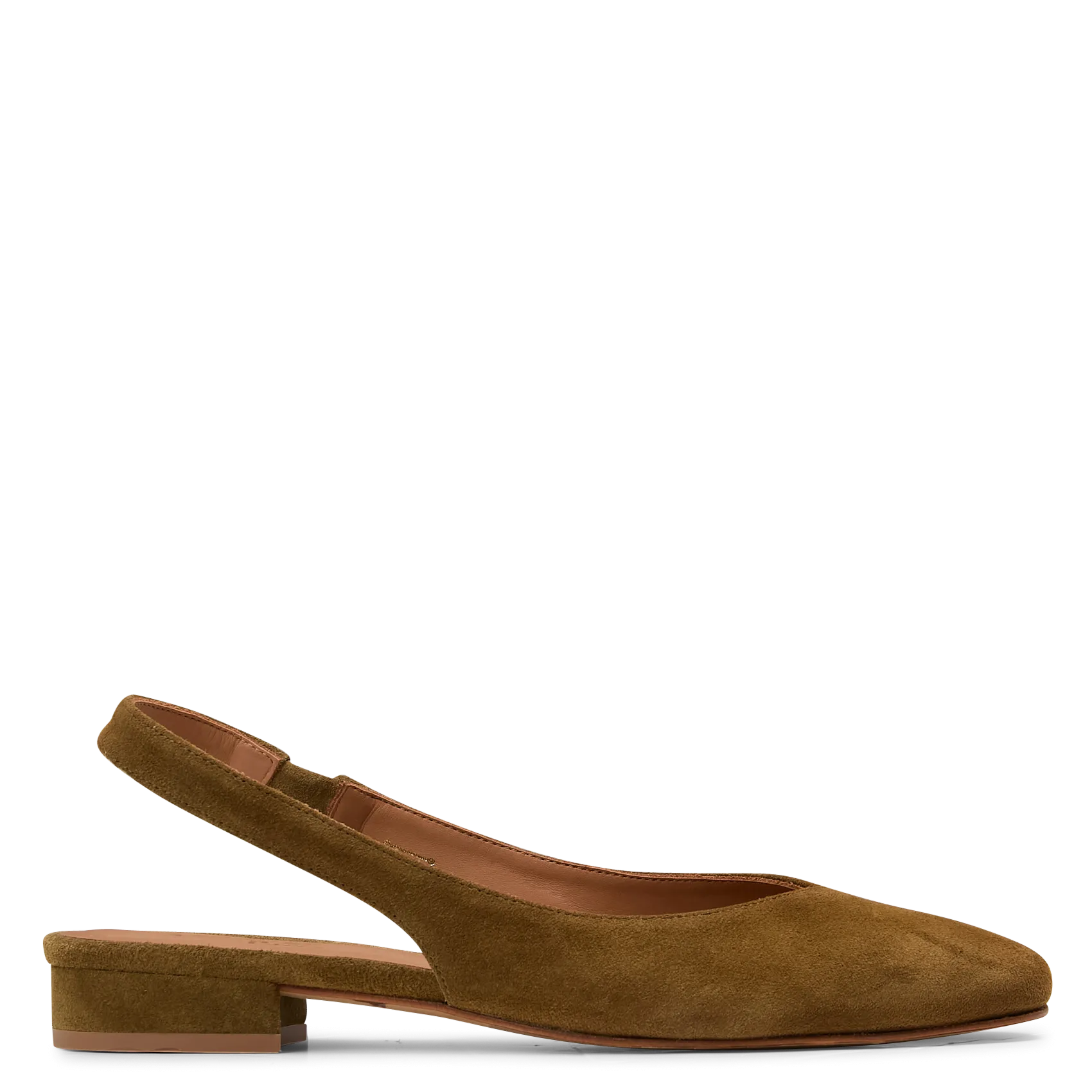 Ballerines en cuir velours Vert MAGGIE