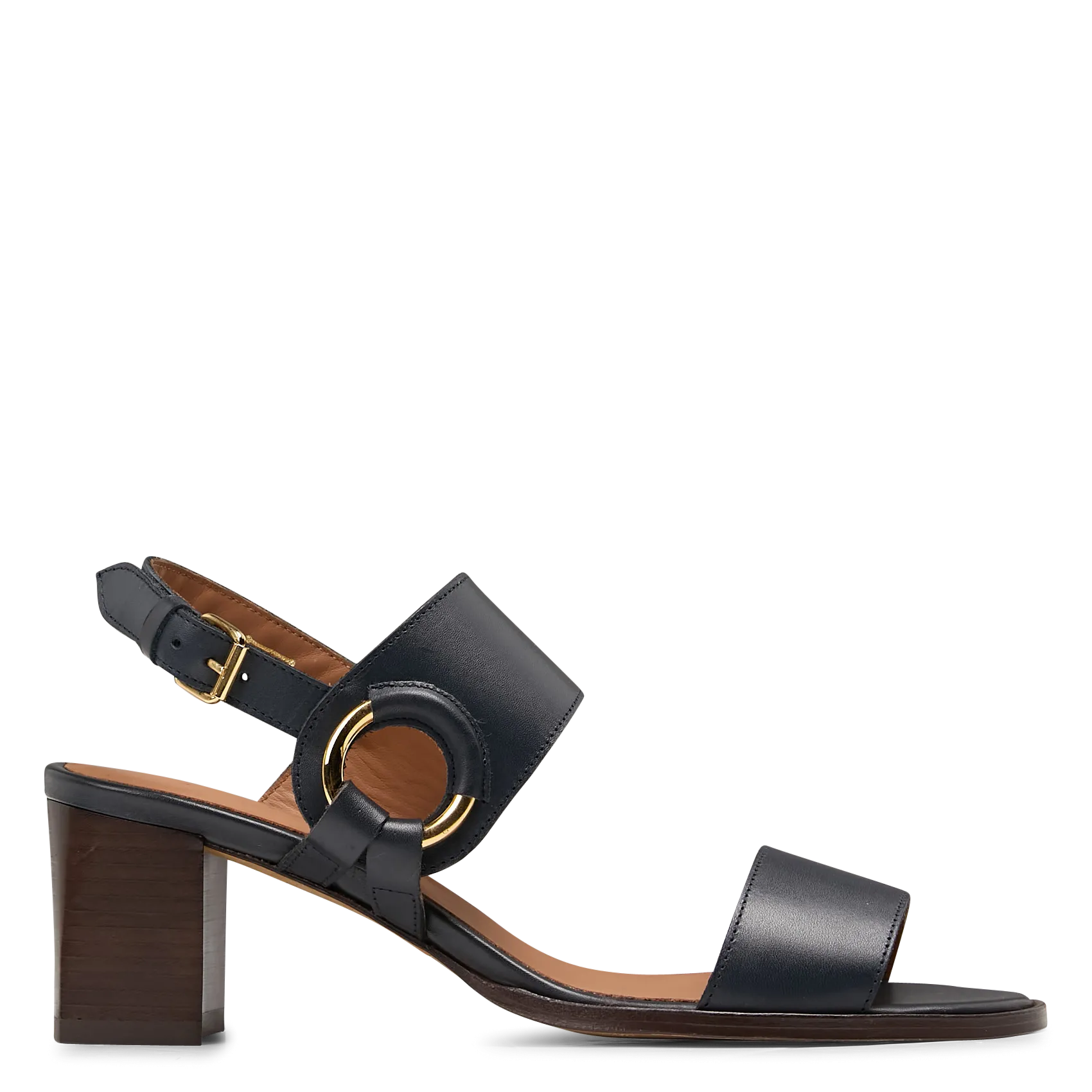 Sandales hautes en cuir Bleu CLEYA