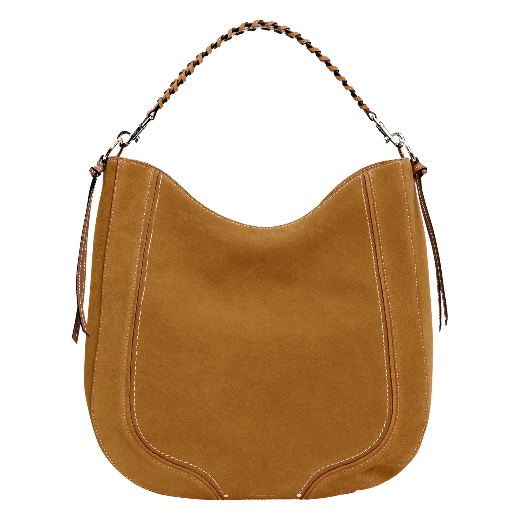 Sac porté épaule en cuir Marron ELLA