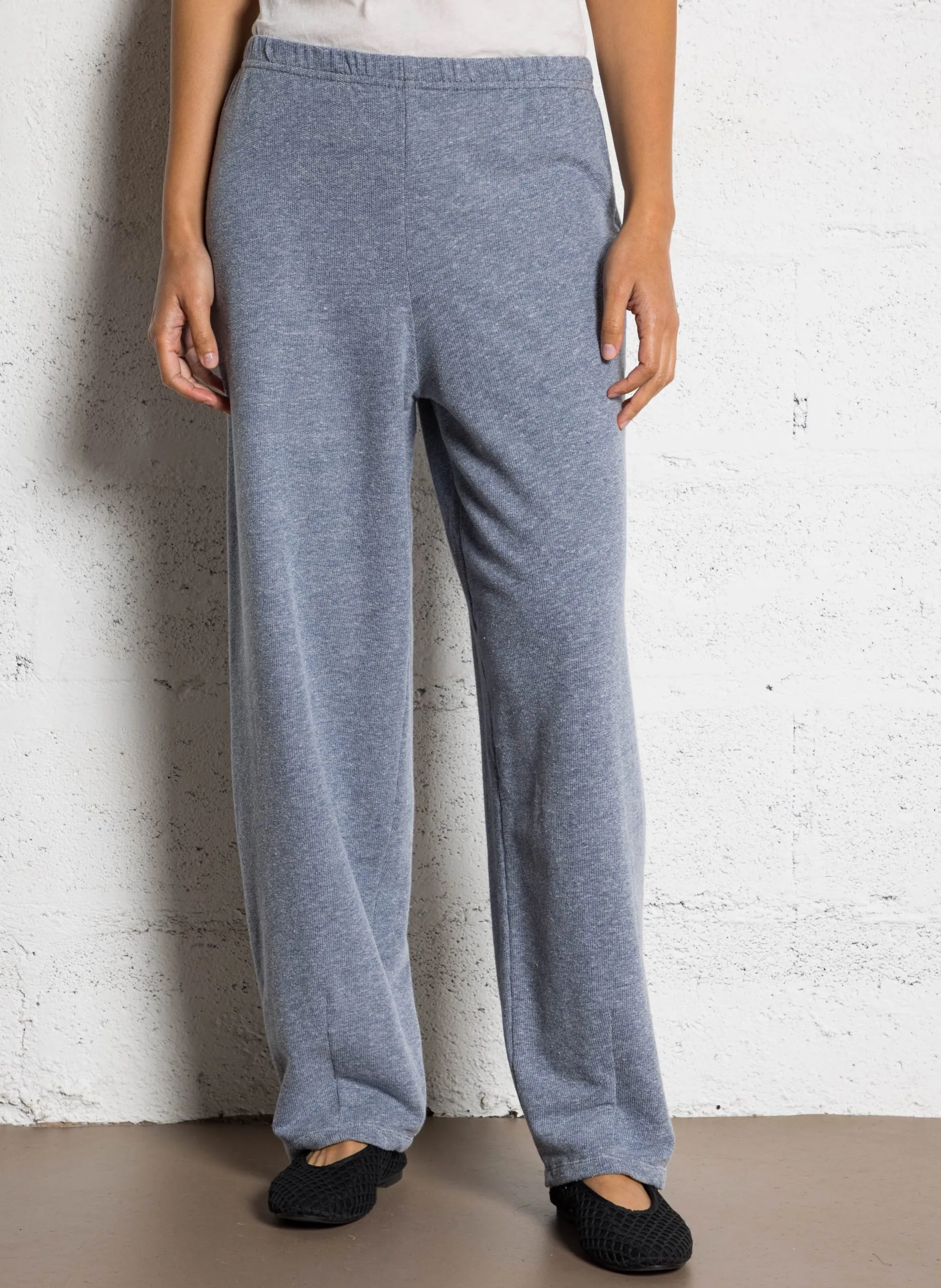 Jogging large en coton mélangé Bleu OFYBOW