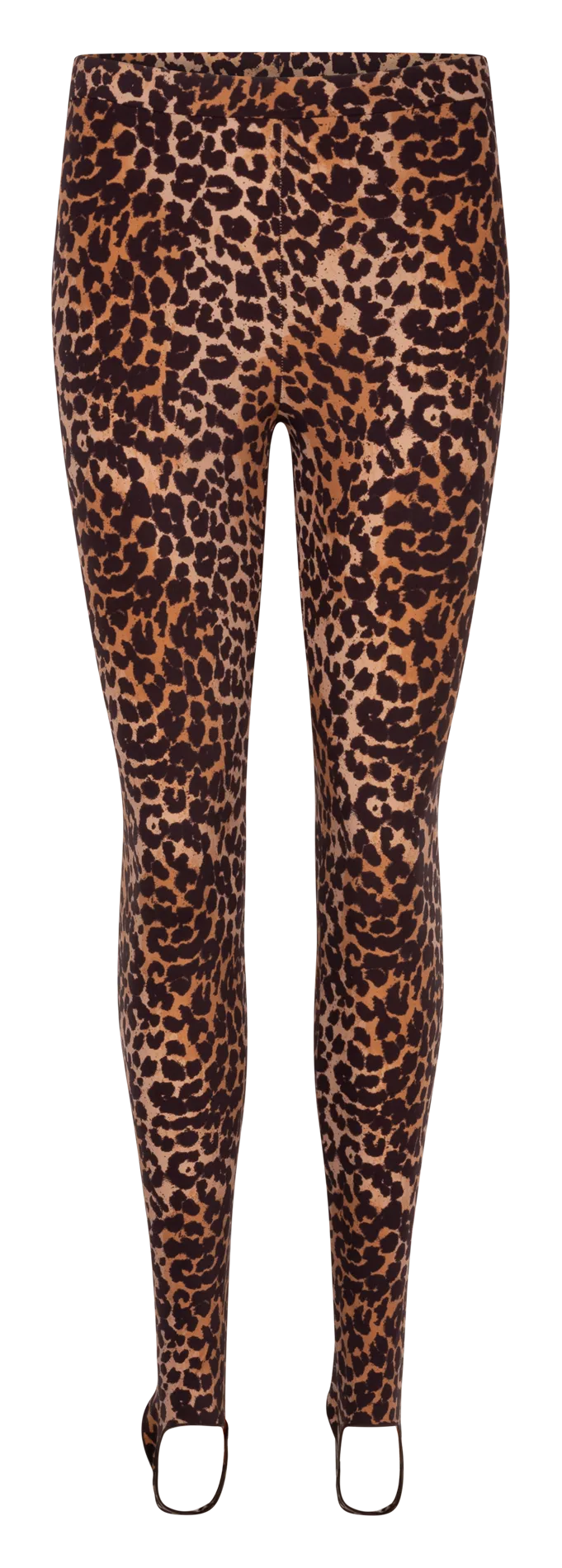 Legging slim à imprimé léopard Marron JOHN