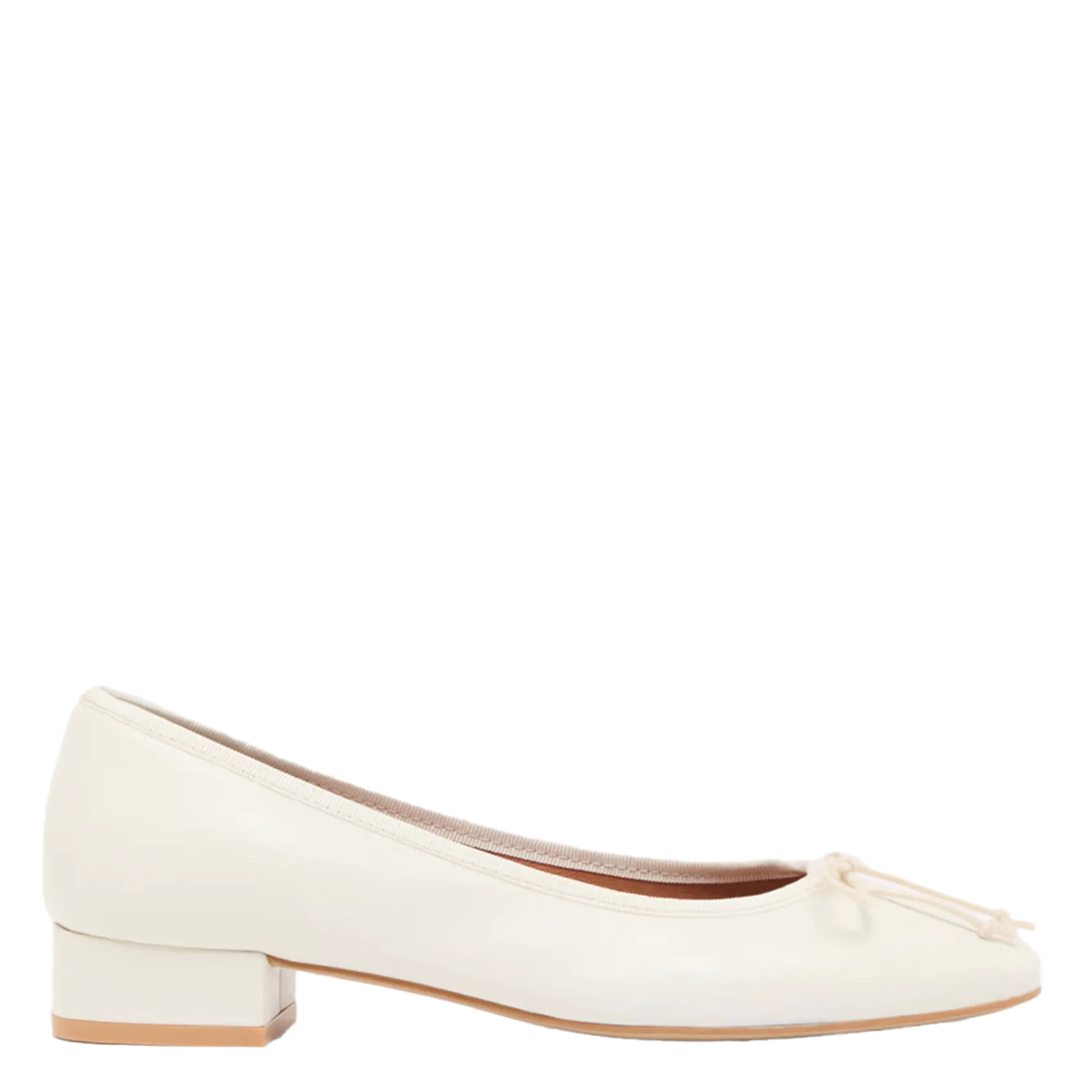 Ballerines à nœud unies Blanc DADOU