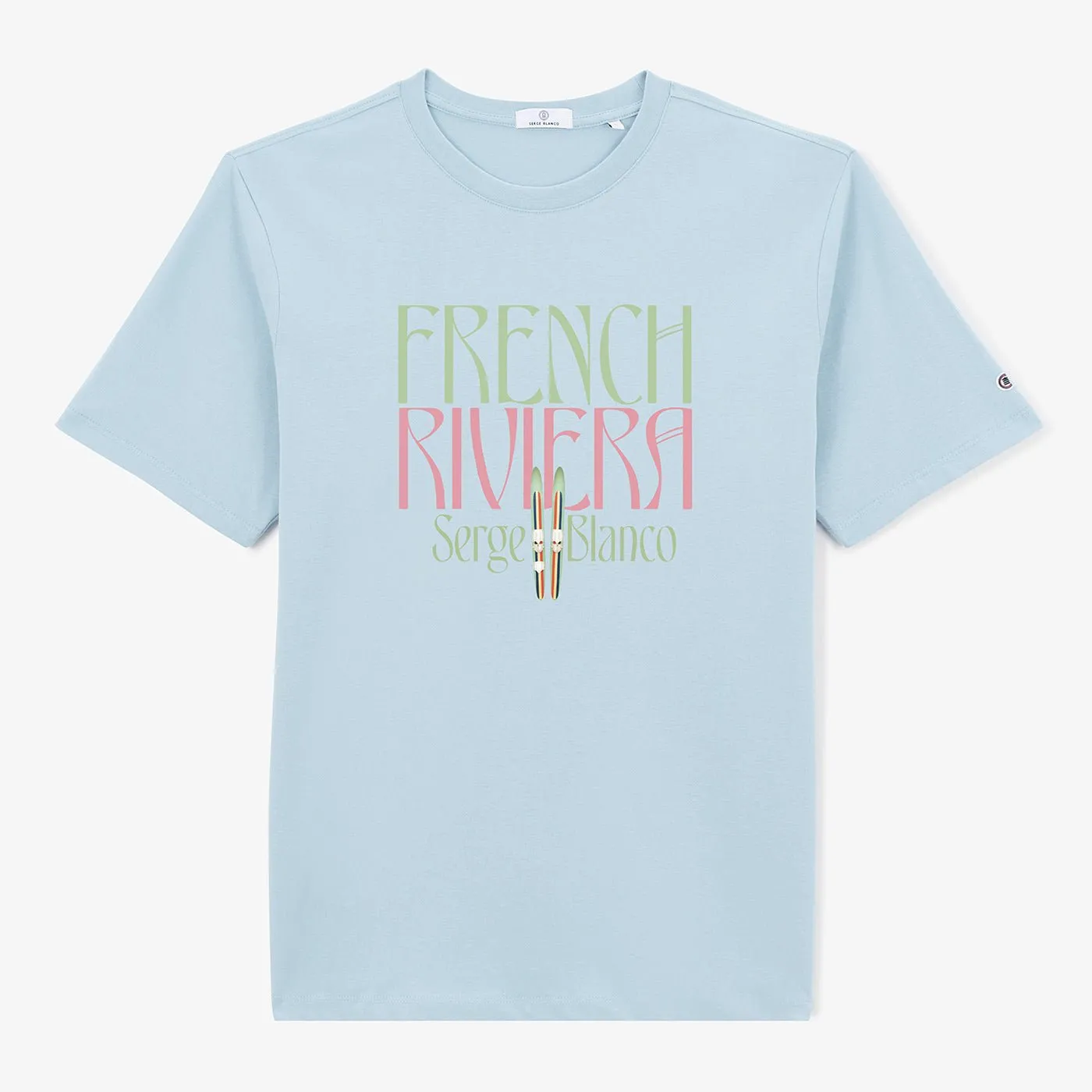 T-shirt manches courtes Bleu TOUMANI