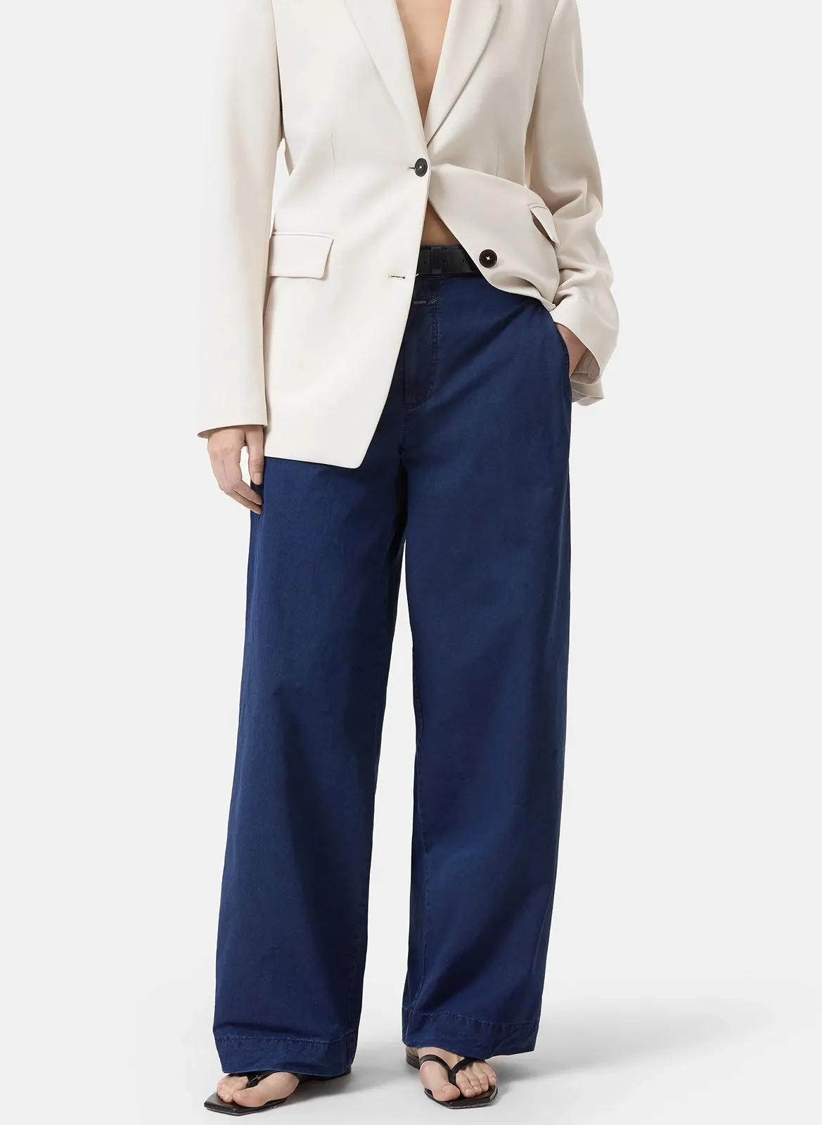 Jean large Bleu WRENNA