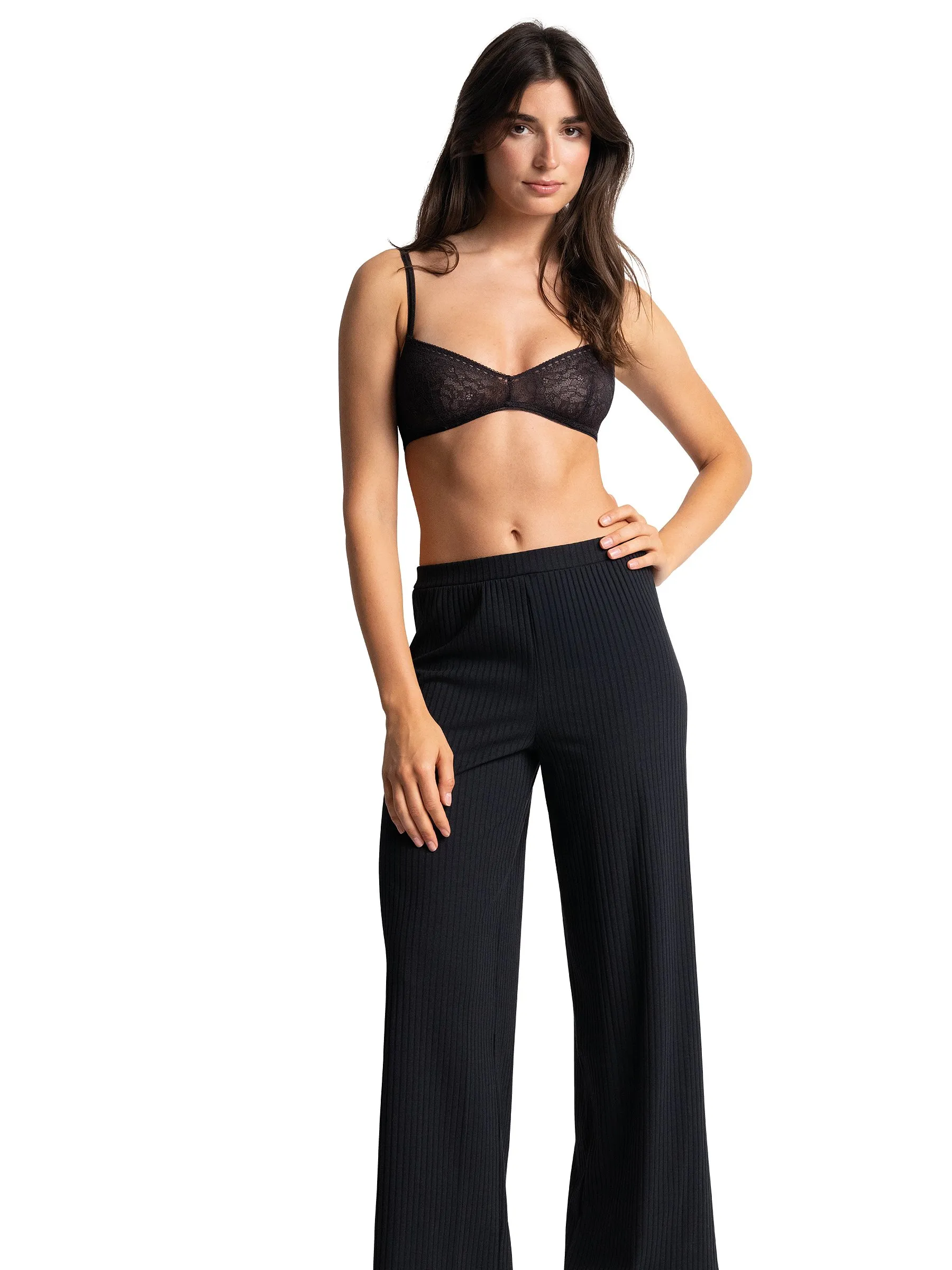 Soutien-gorge avec bonnet souple Noir JULIETTE