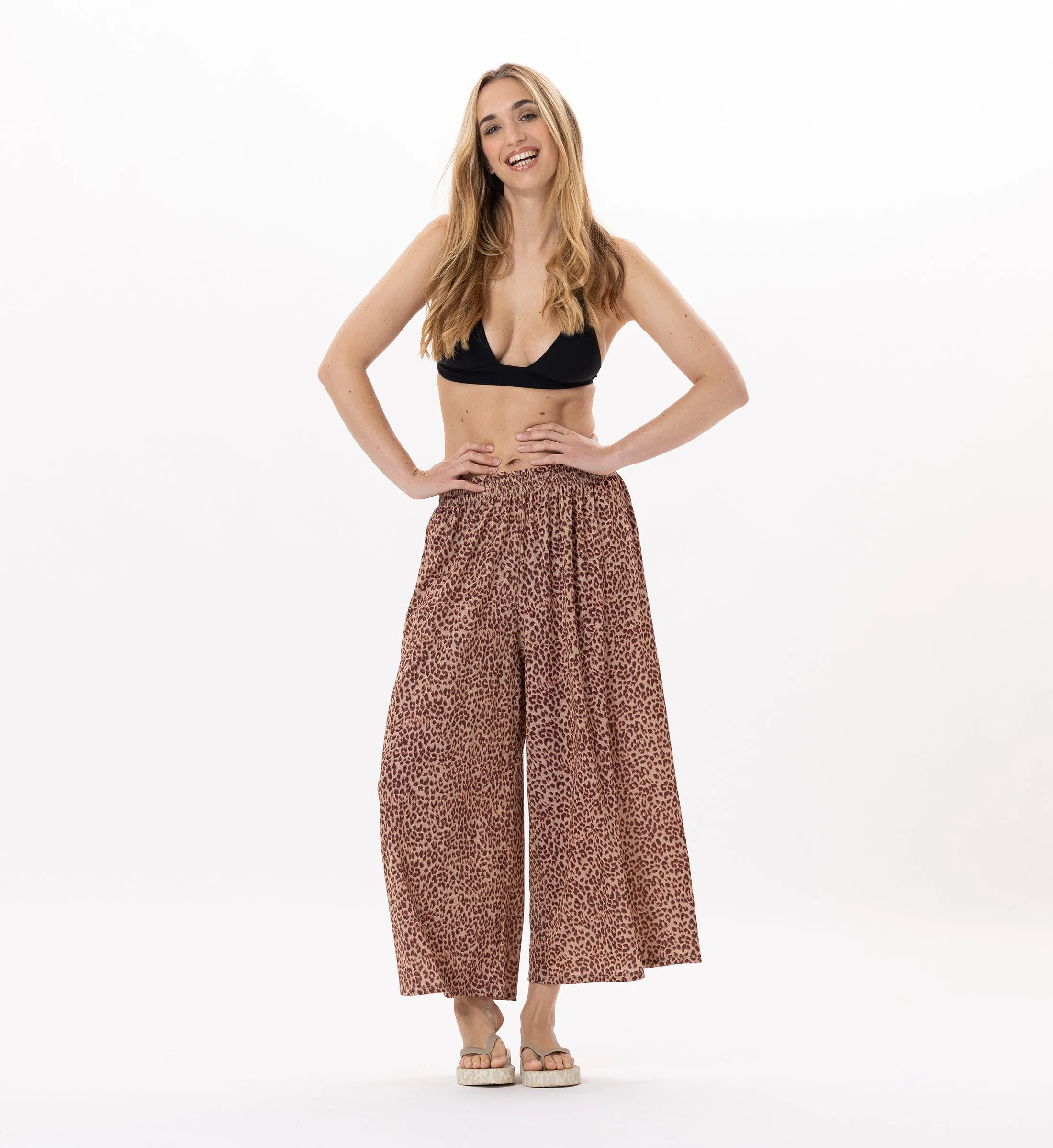 Pantalon en maille Multicolore