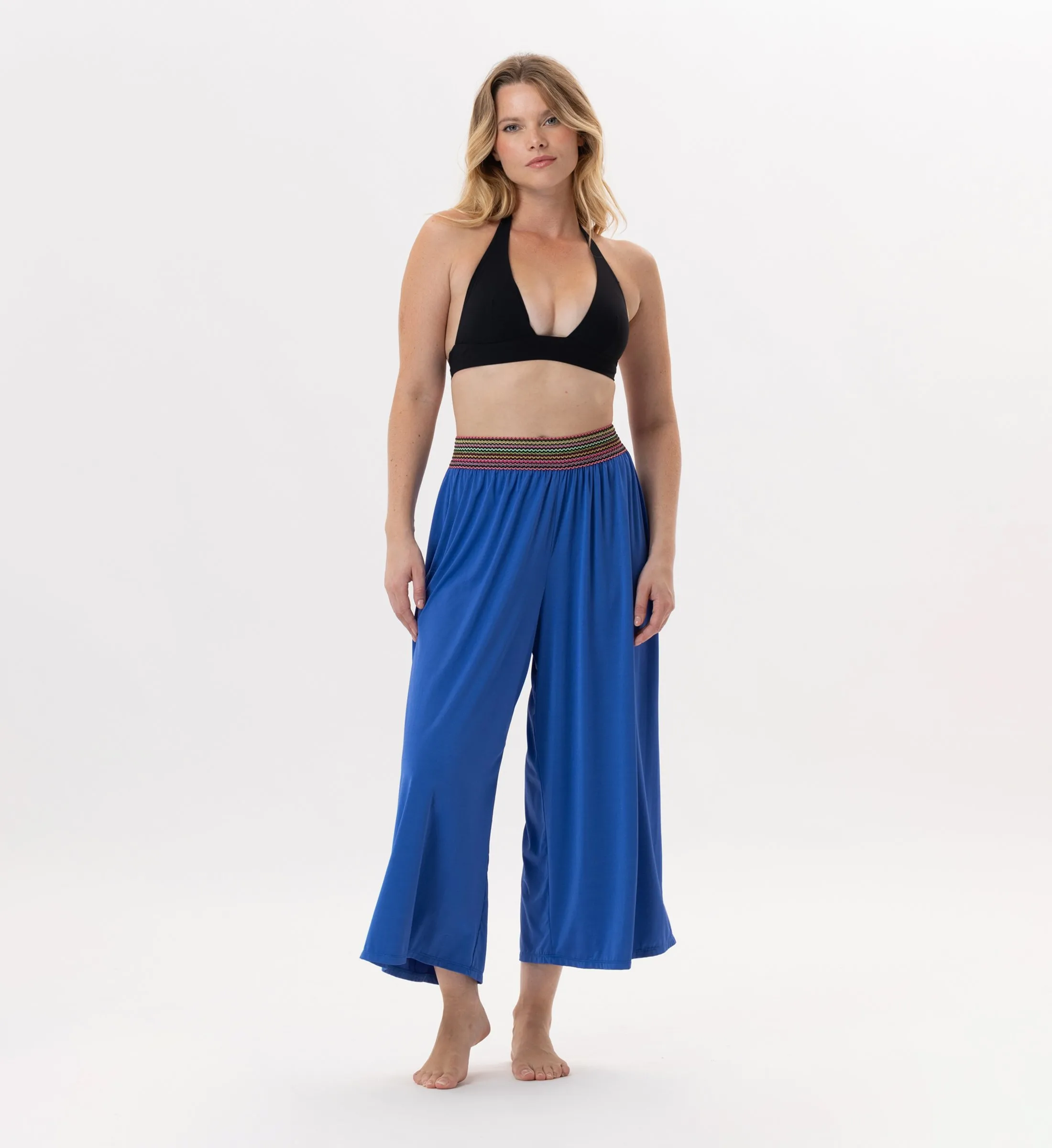 Pantalon en jersey Bleu