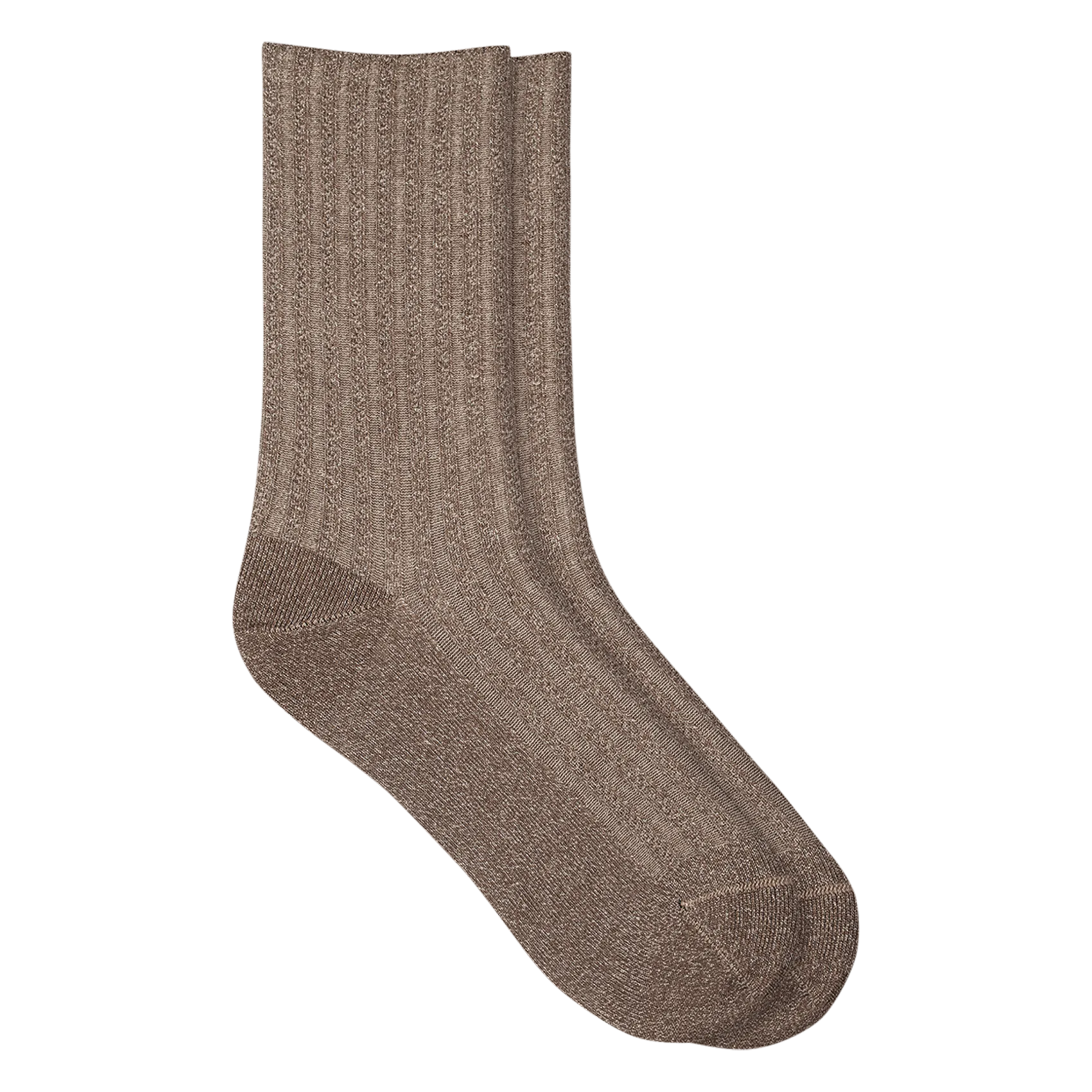Chaussettes en coton mélangé Marron