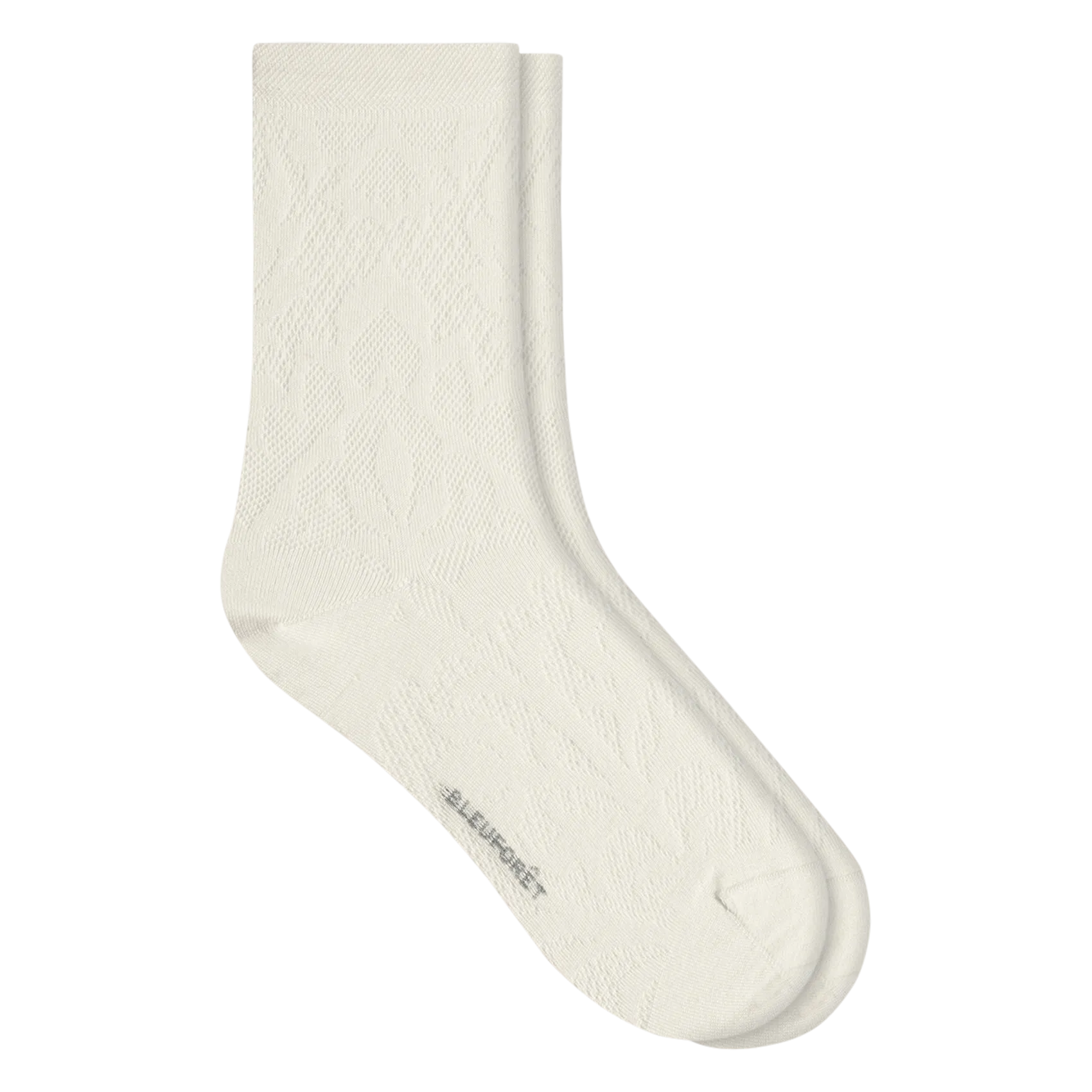 Chaussettes en soie mélangée Blanc