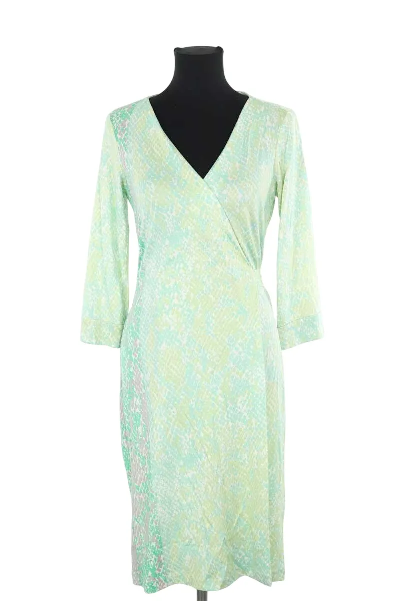 Robe en soie Vert