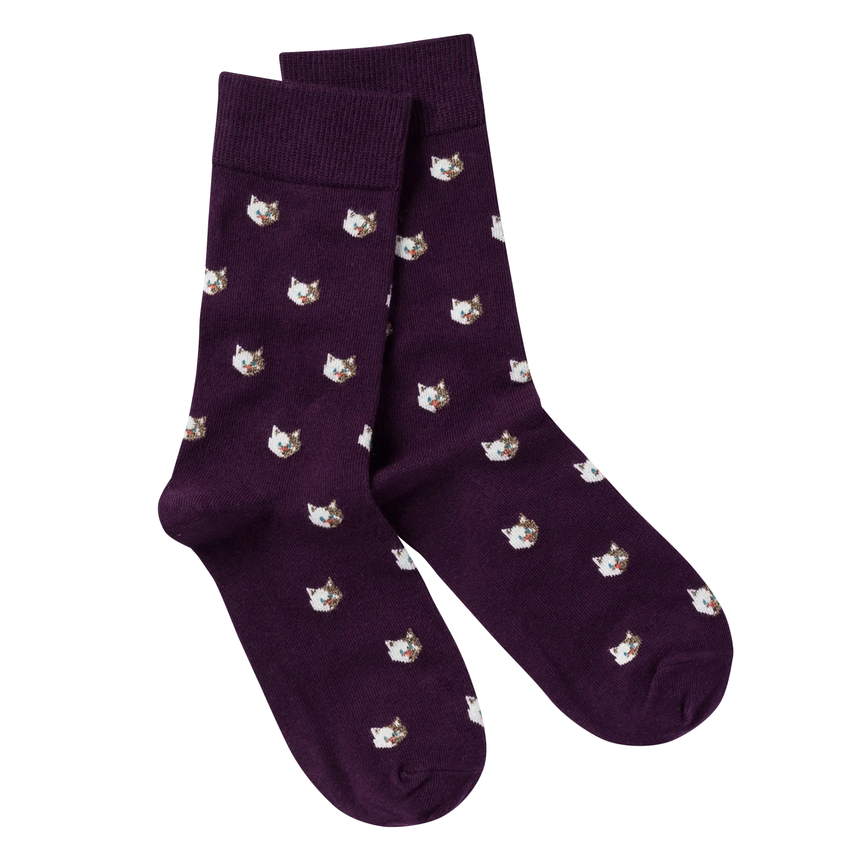 Chaussettes en coton mélangé Violet DUCHESSE