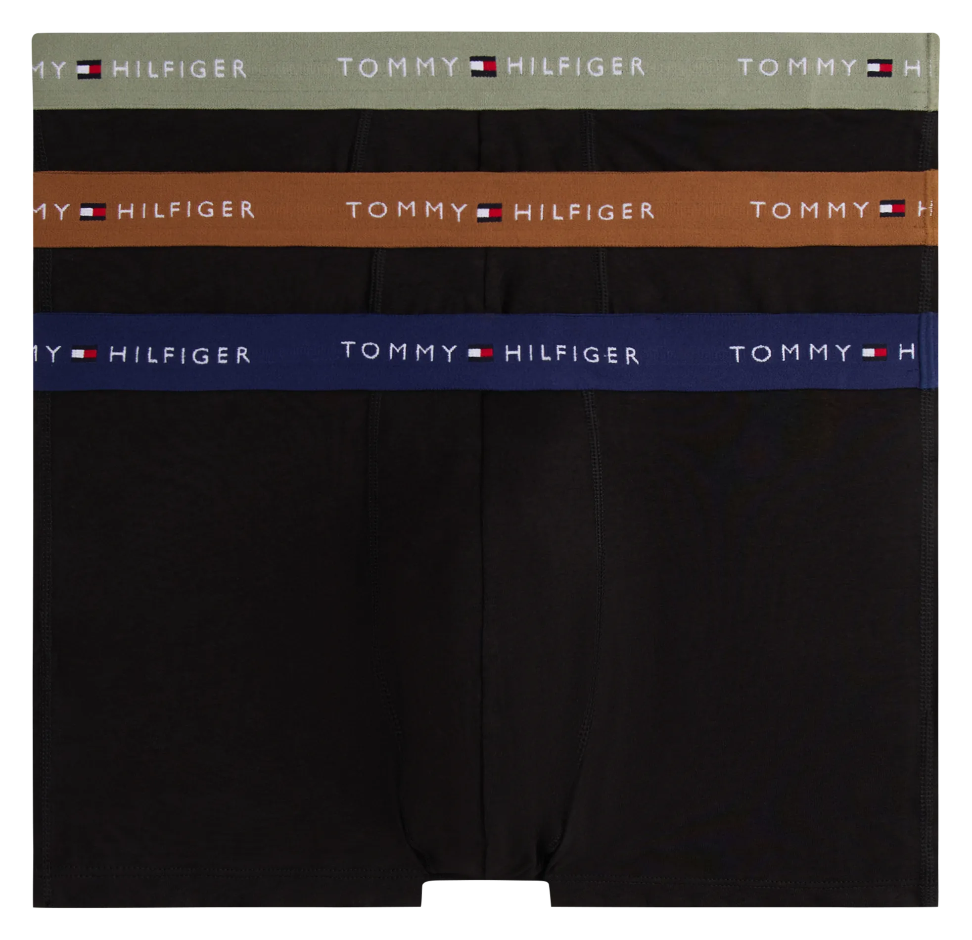 Lot de 3 boxers en coton mélangé Noir