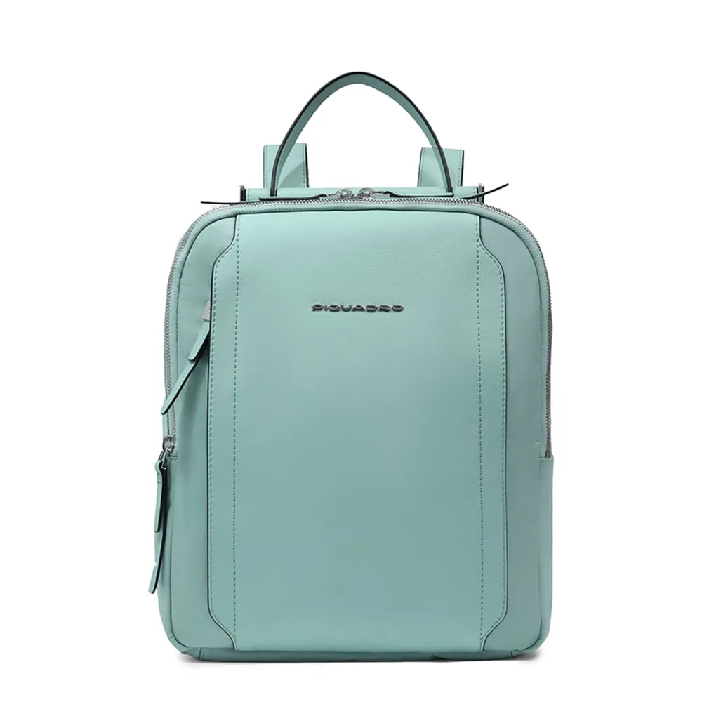 Sac à dos femme pour ipad® avec protections antichoc et rfid Vert