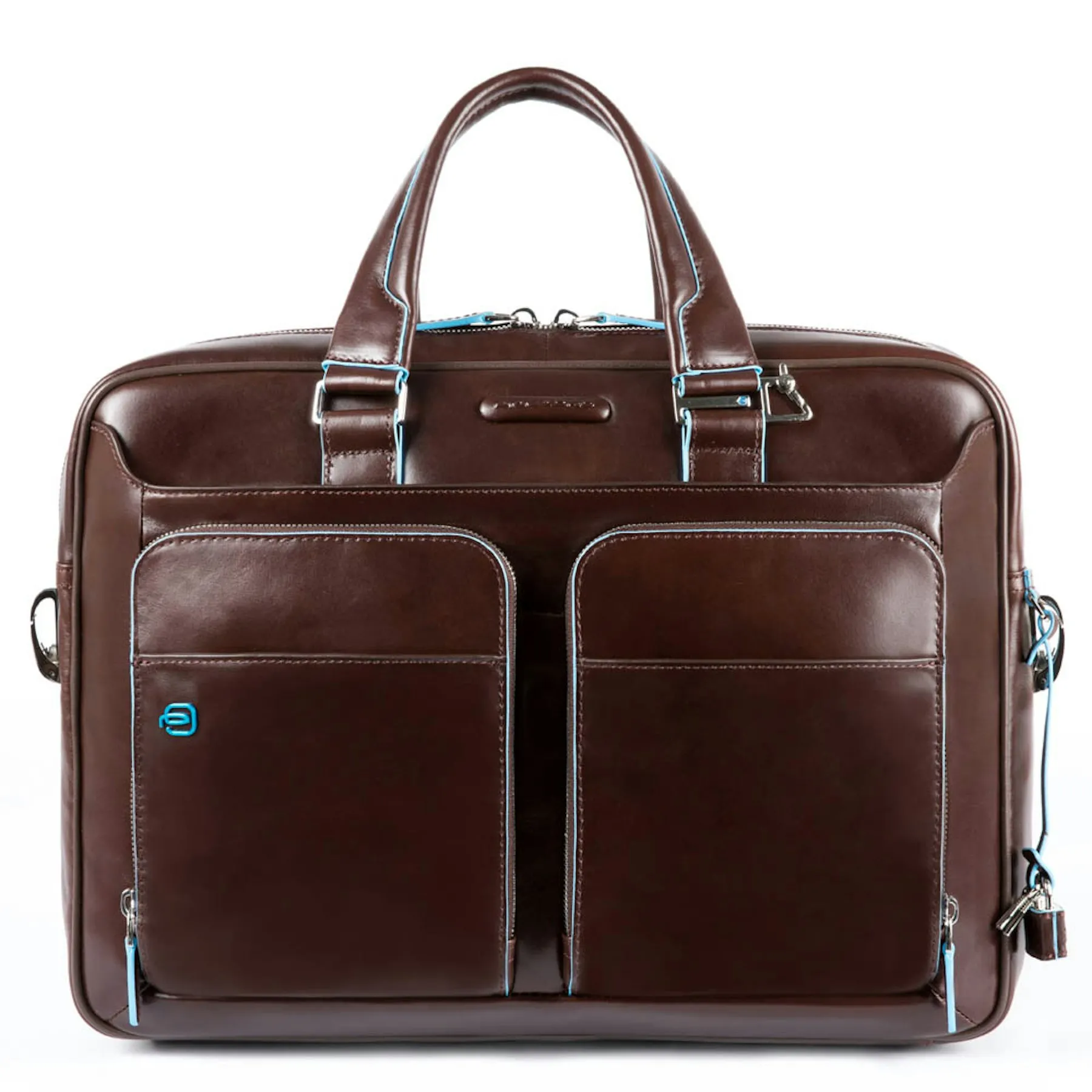 Sac d'ordinateur en cuir Marron