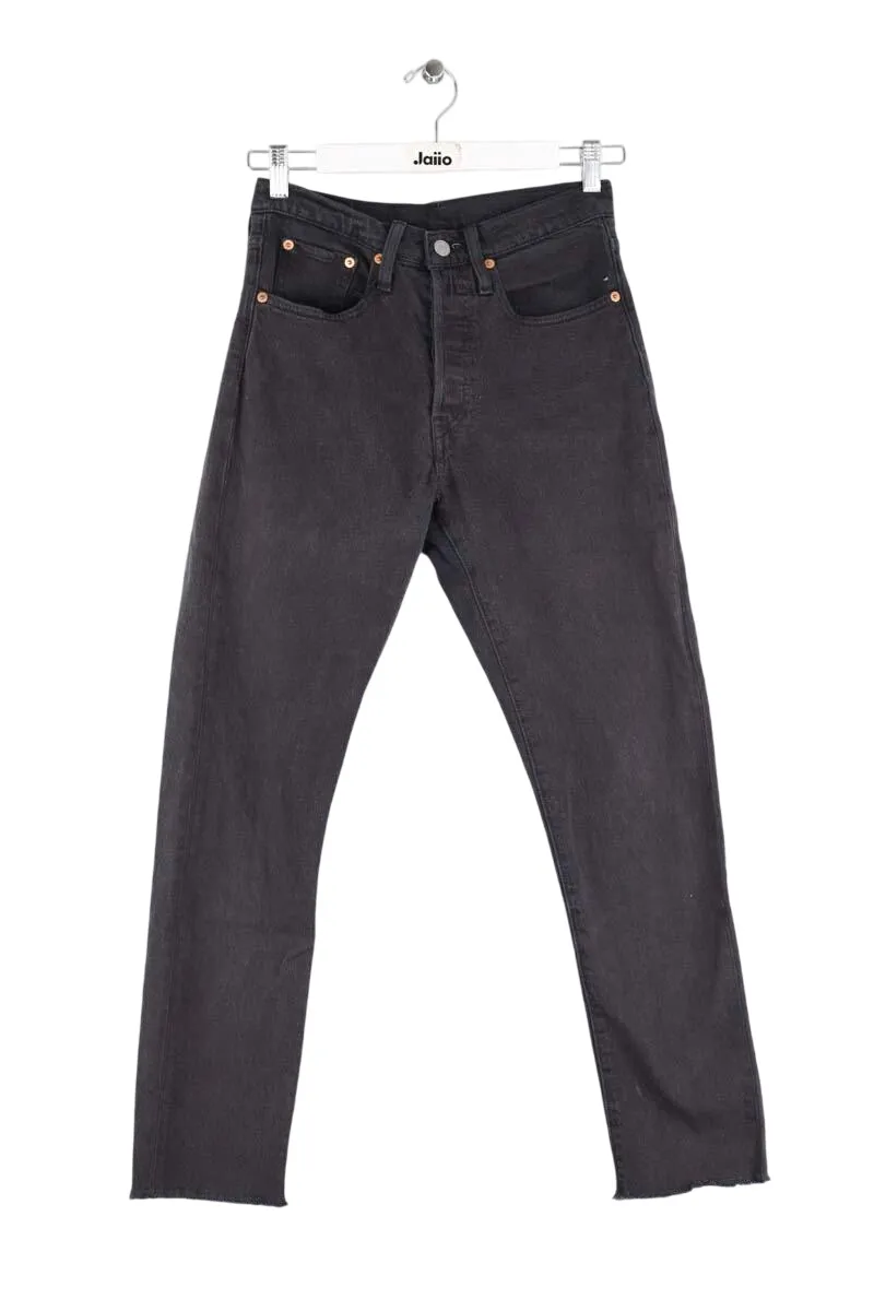 Jean droit 501 en coton Noir