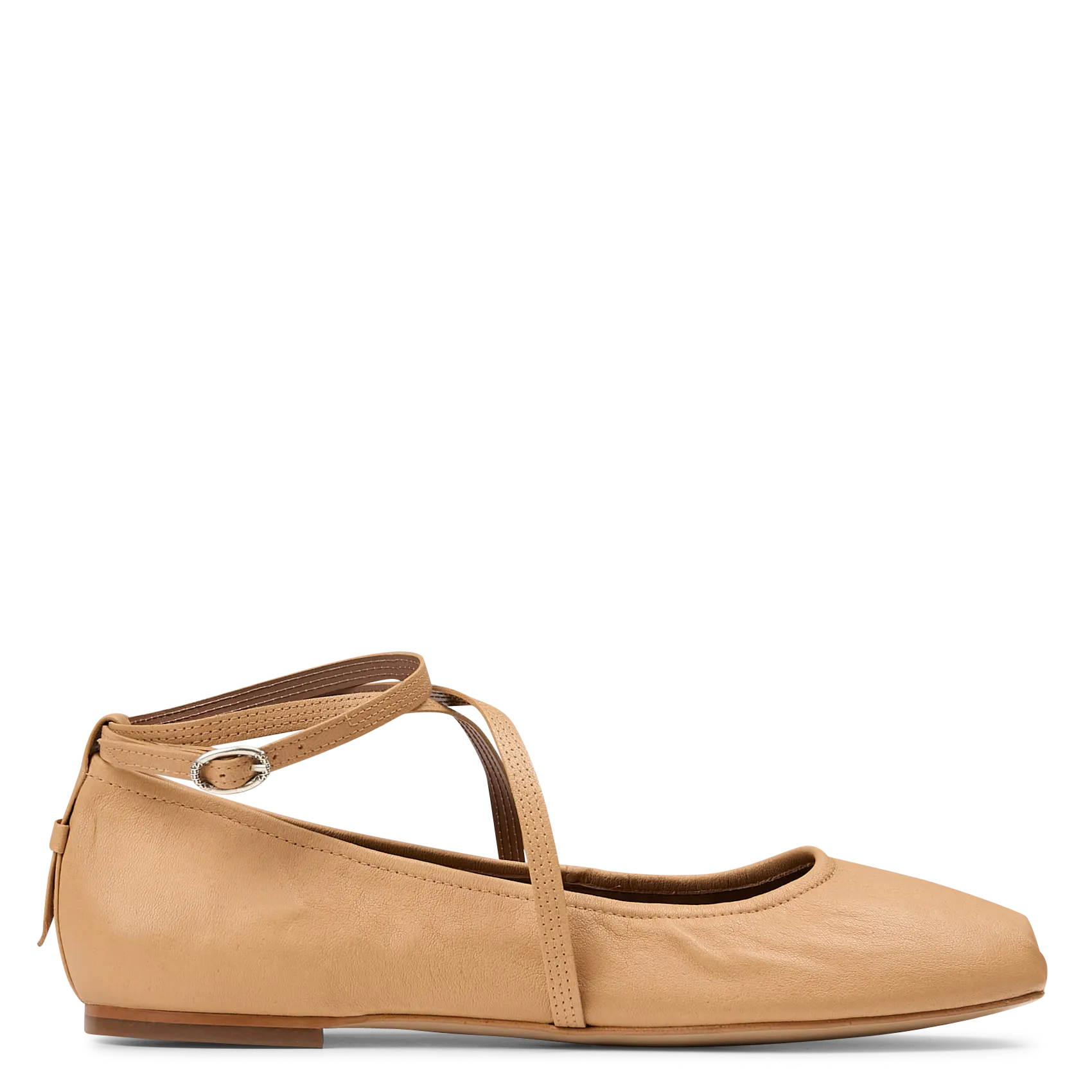 Ballerines en cuir Jaune CALDA