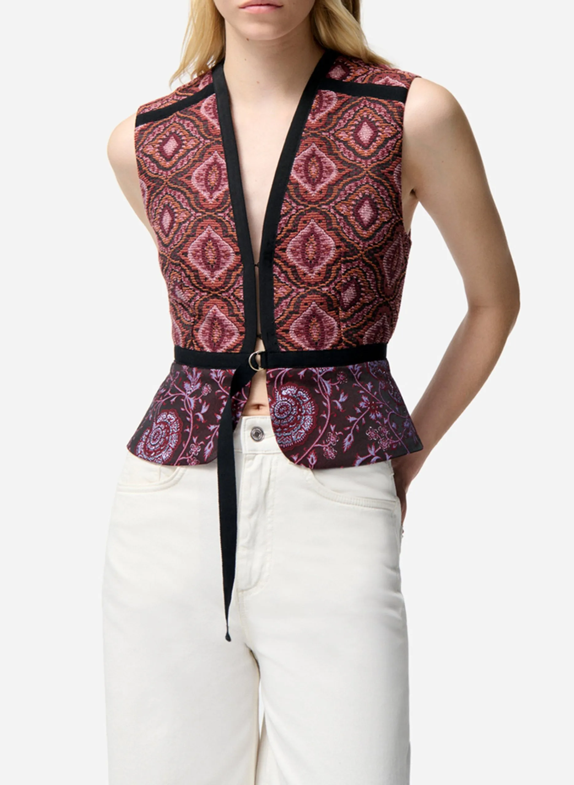 Gilet col V Multicolore FILIPO