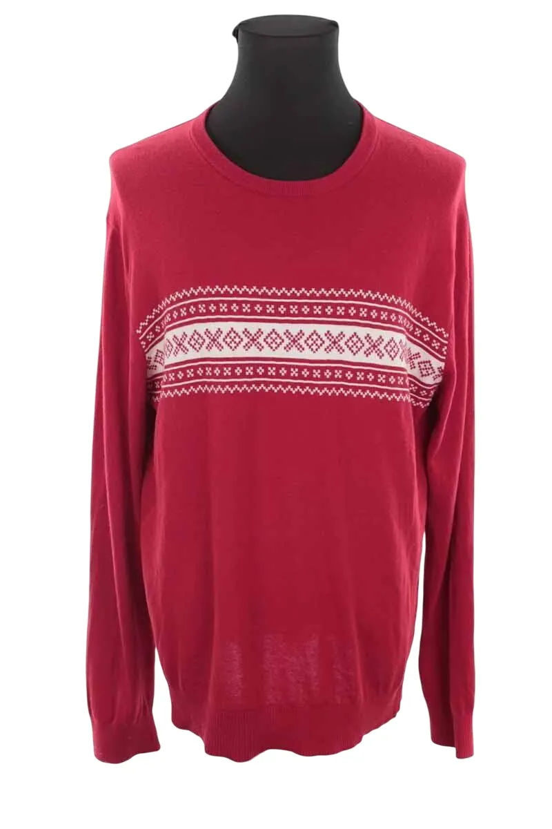 Pull en coton Rouge