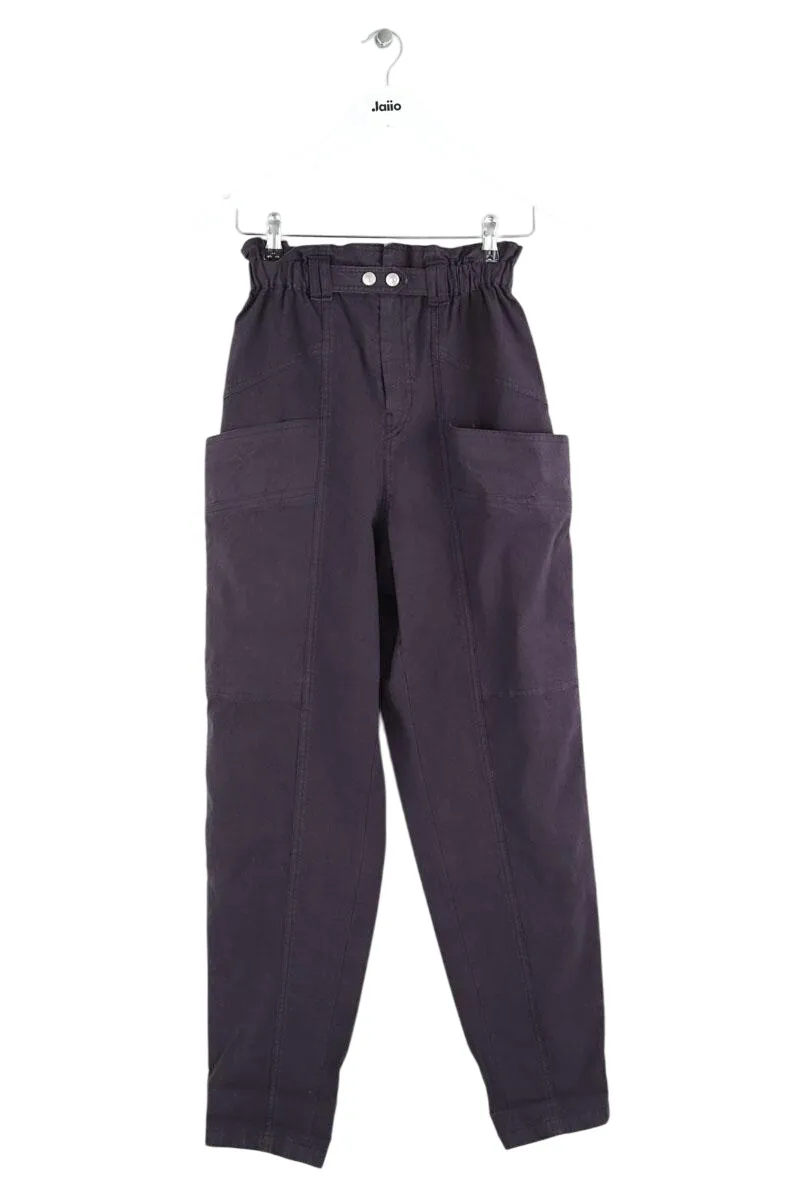 Pantalon en lin Violet