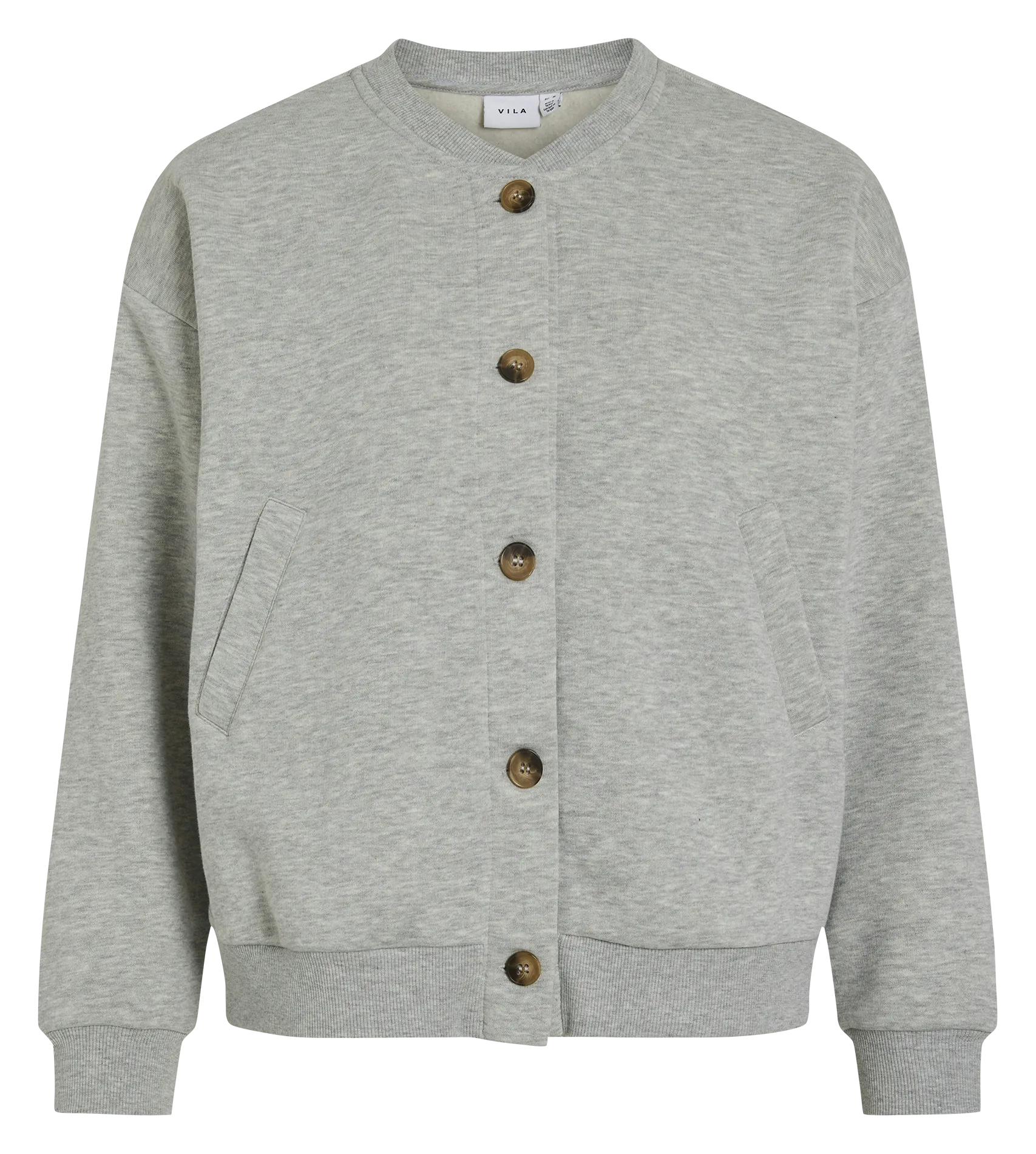 Veste boutonnée avec inscription dos Gris MARIN