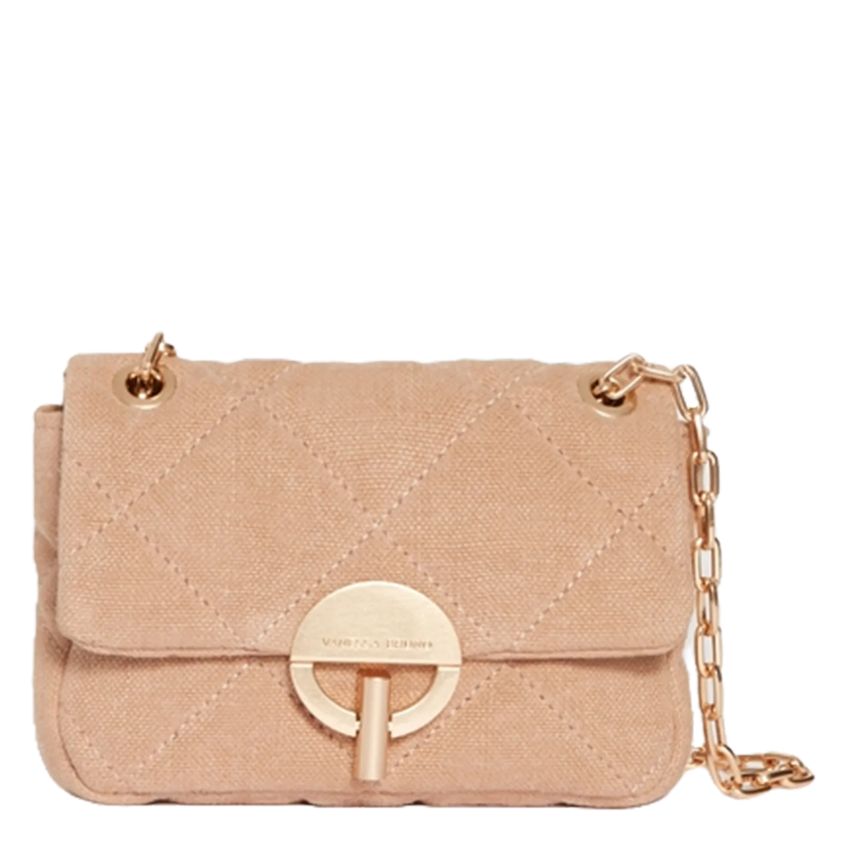 Sac bandoulière en lin Beige NANO MOON