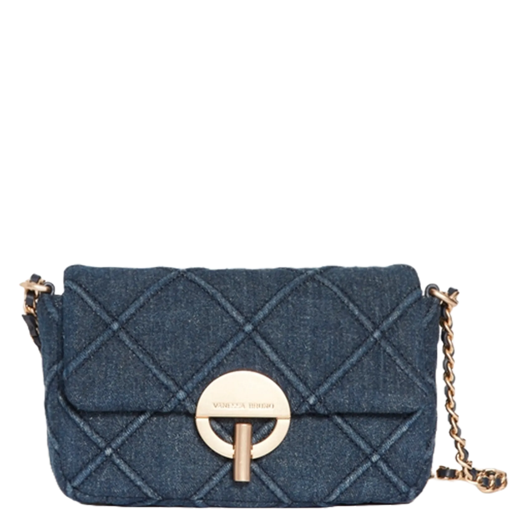 Sac bandoulière en coton Bleu NANO MOON