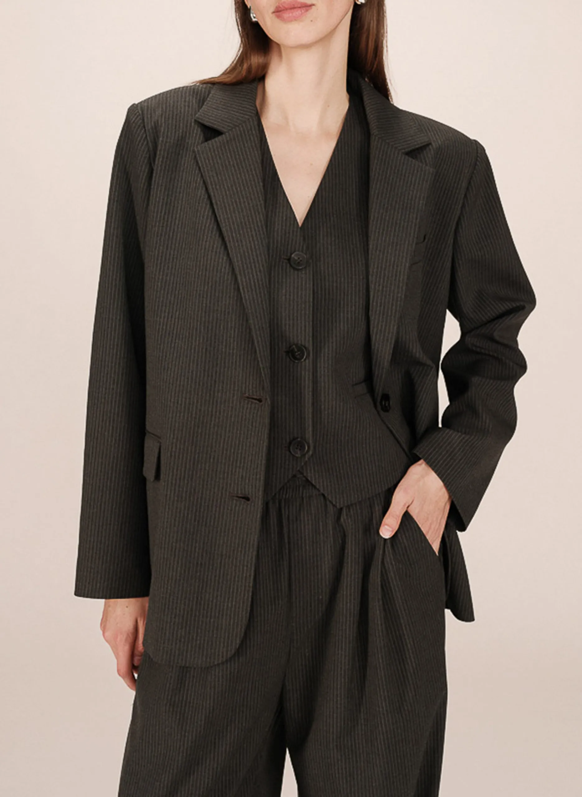 Veste de tailleur Gris SILLY