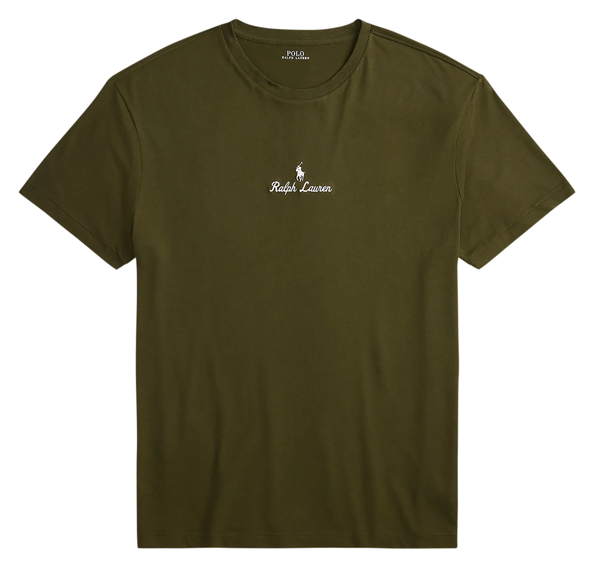 Tee-shirt col rond en coton Vert
