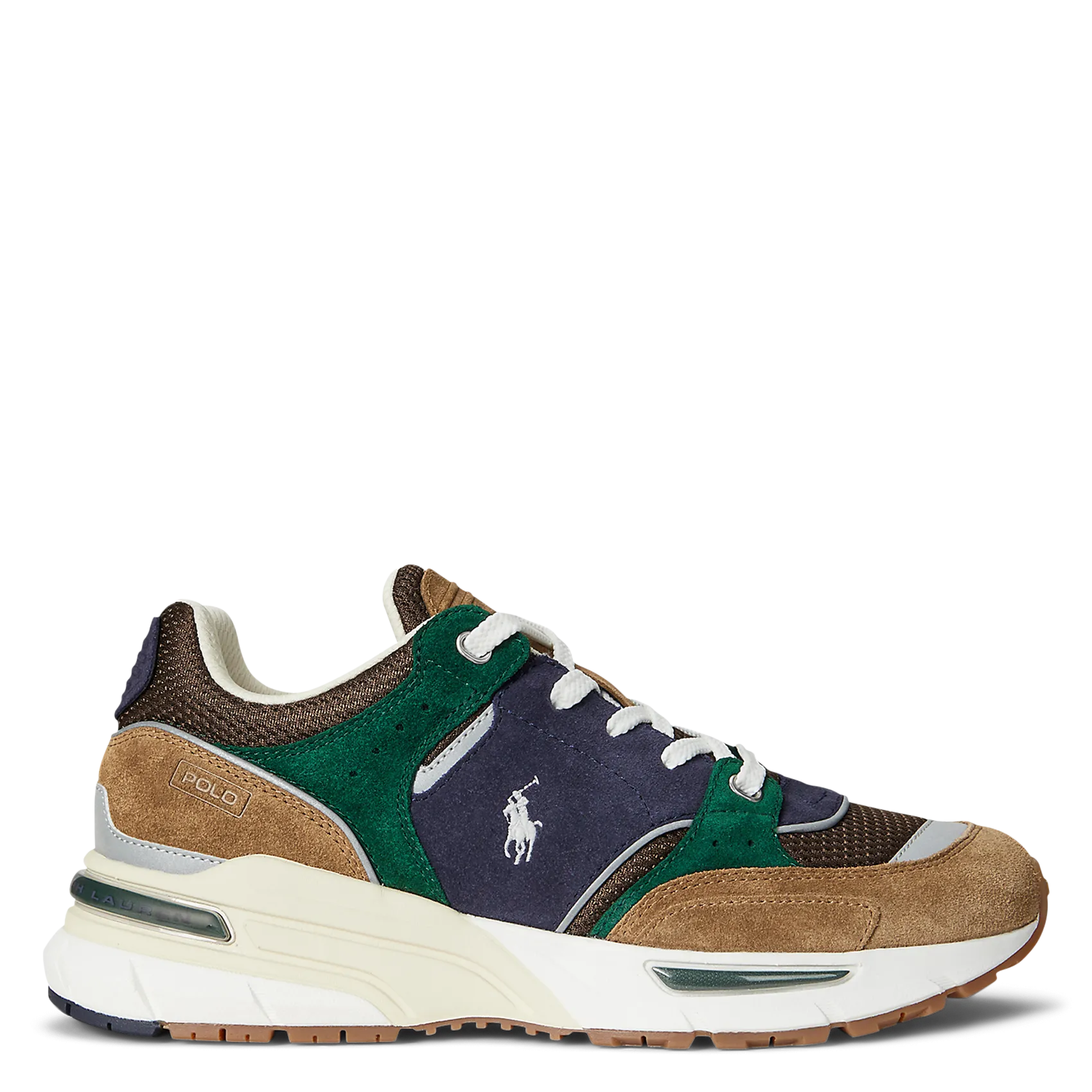 Baskets compensées bi-matière Multicolore