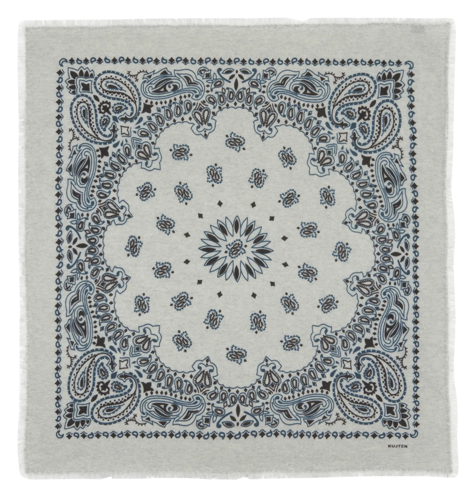 Echarpe imprimée en cachemire Beige HAWAI