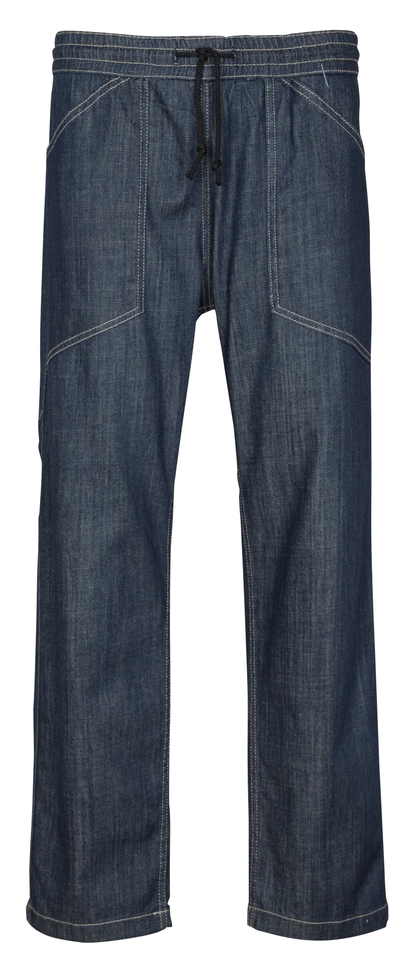 Jean droit en coton mélangé Bleu MILAK