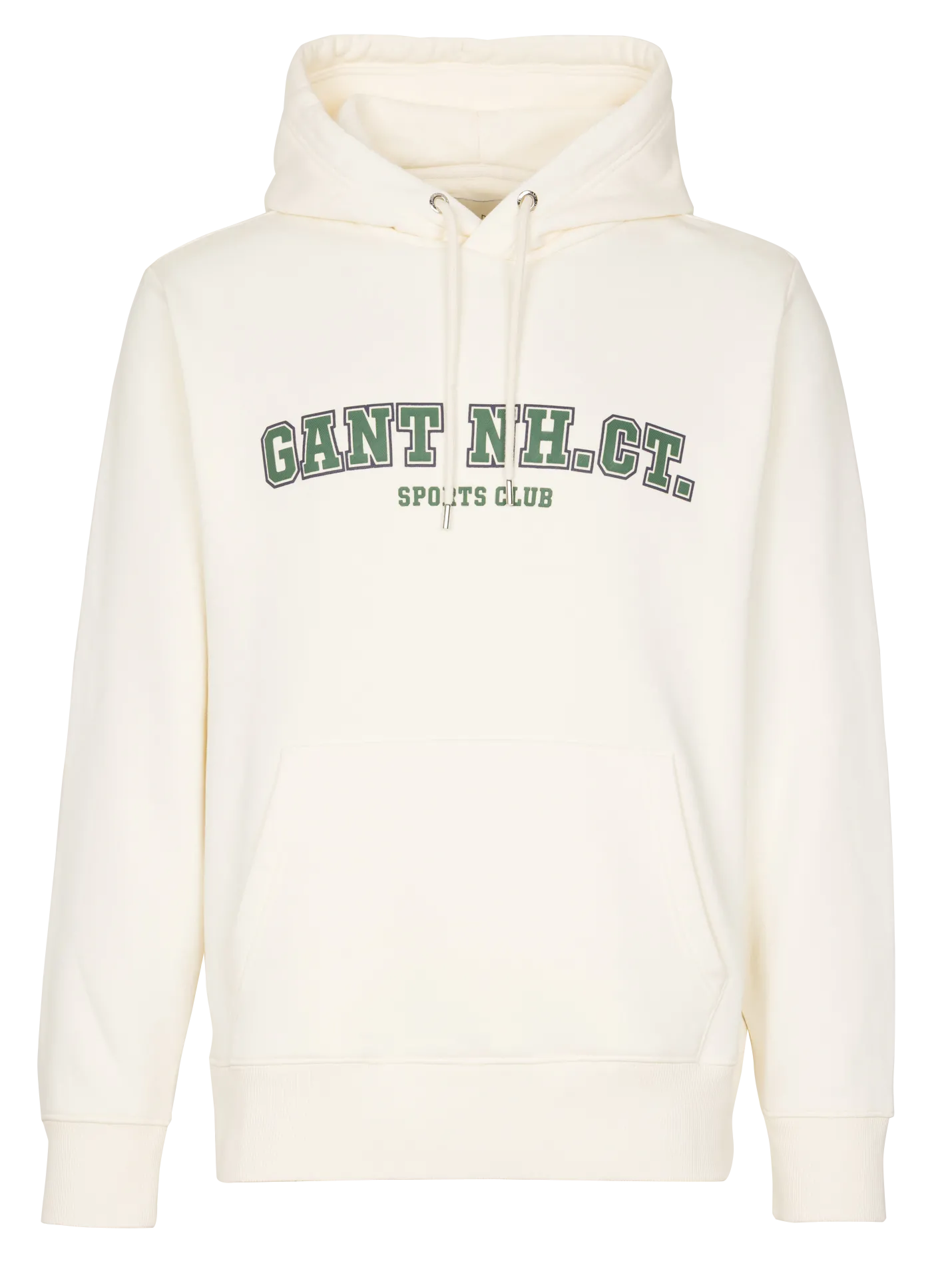 Sweat à capuche en coton mélangé Beige