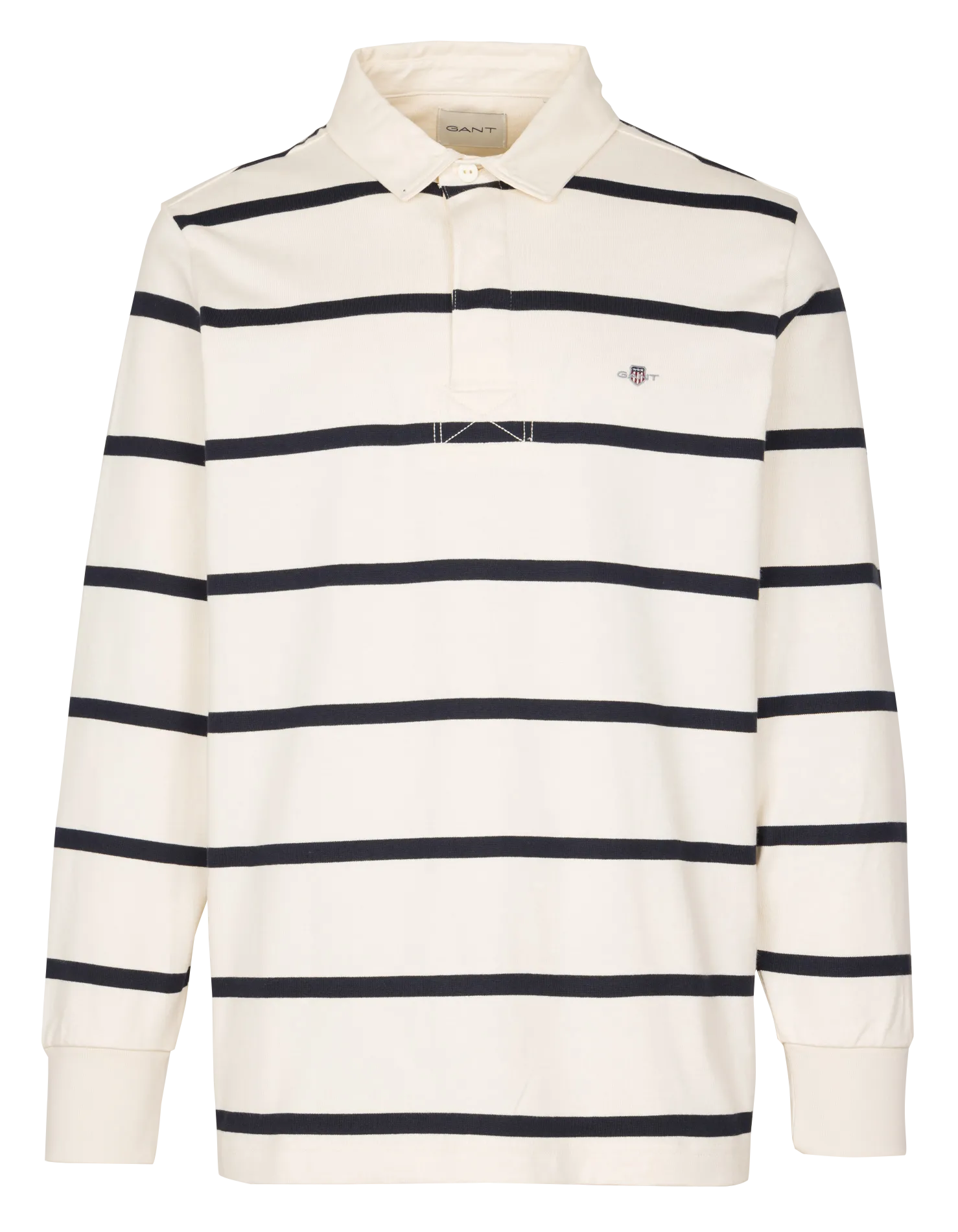 Polo droit en coton Beige