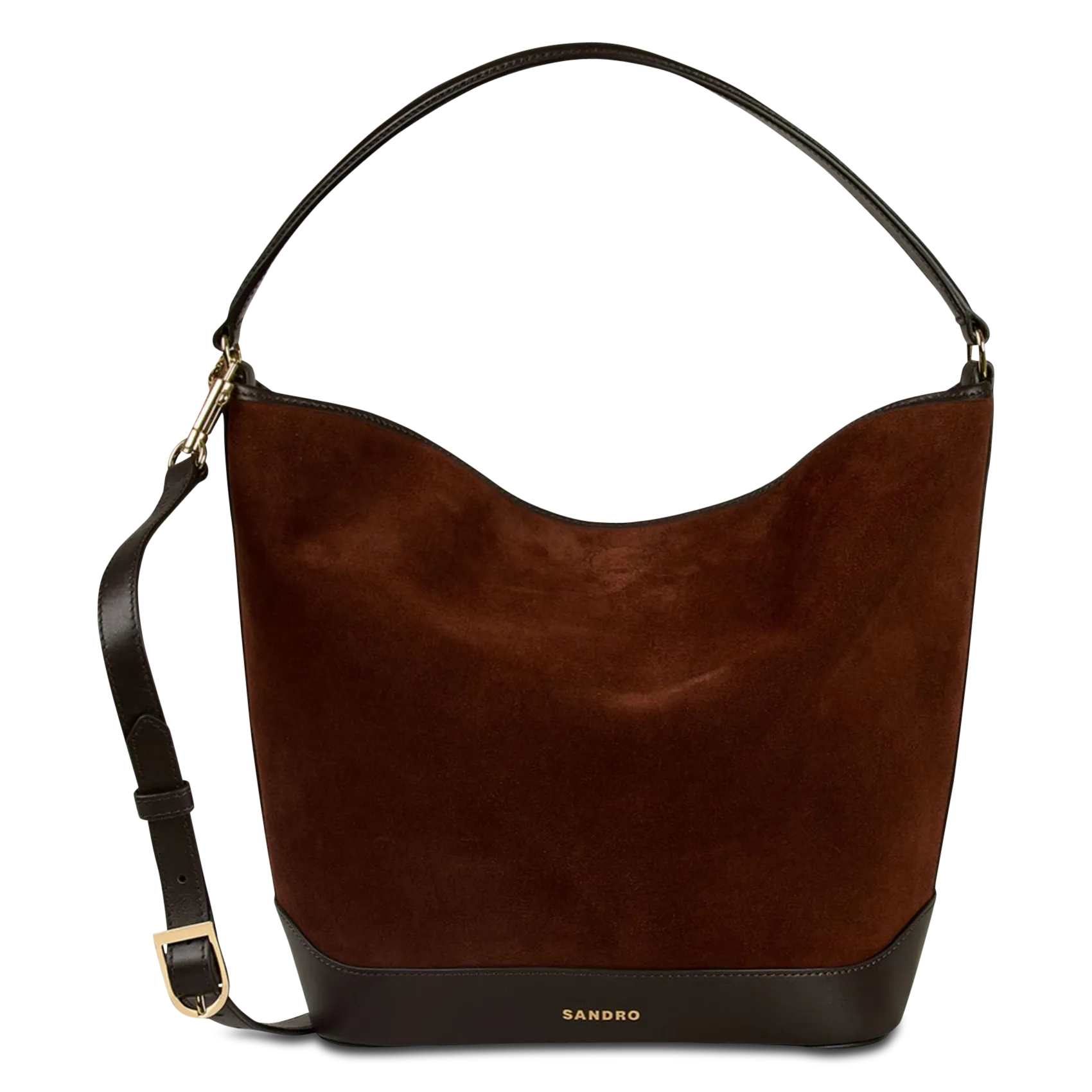 Sac bandoulière en cuir Marron TANGOSO