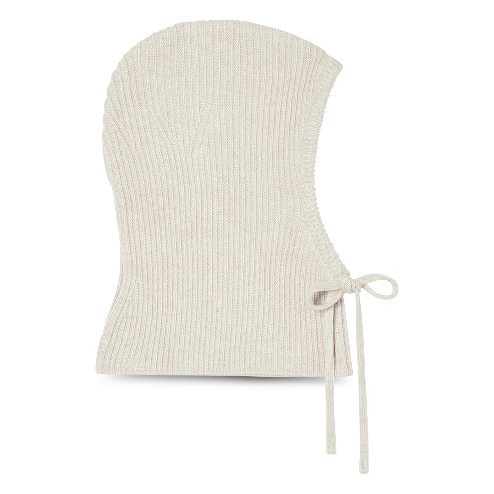 Capuche en maille Beige AGNES