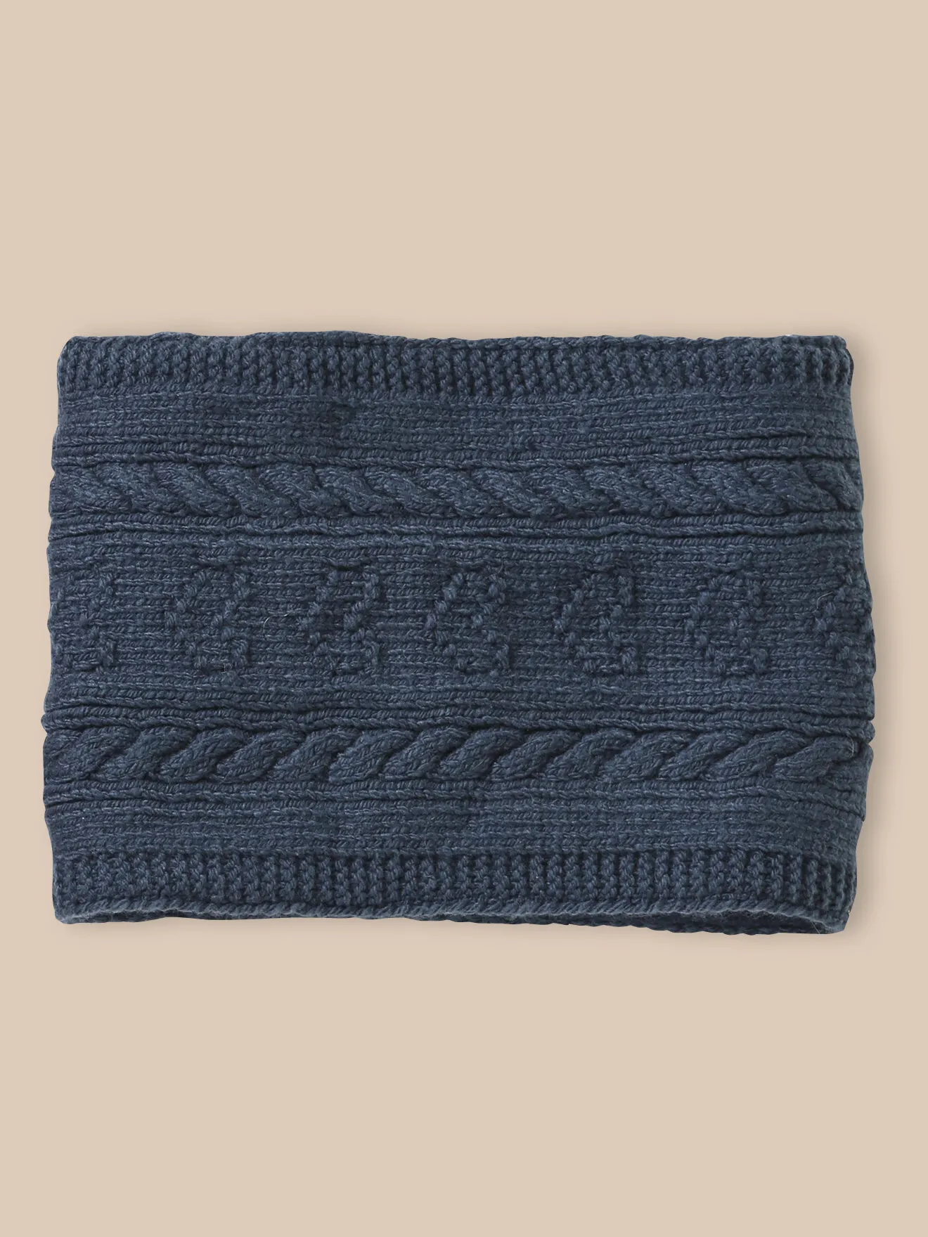 Snood torsadé Bleu