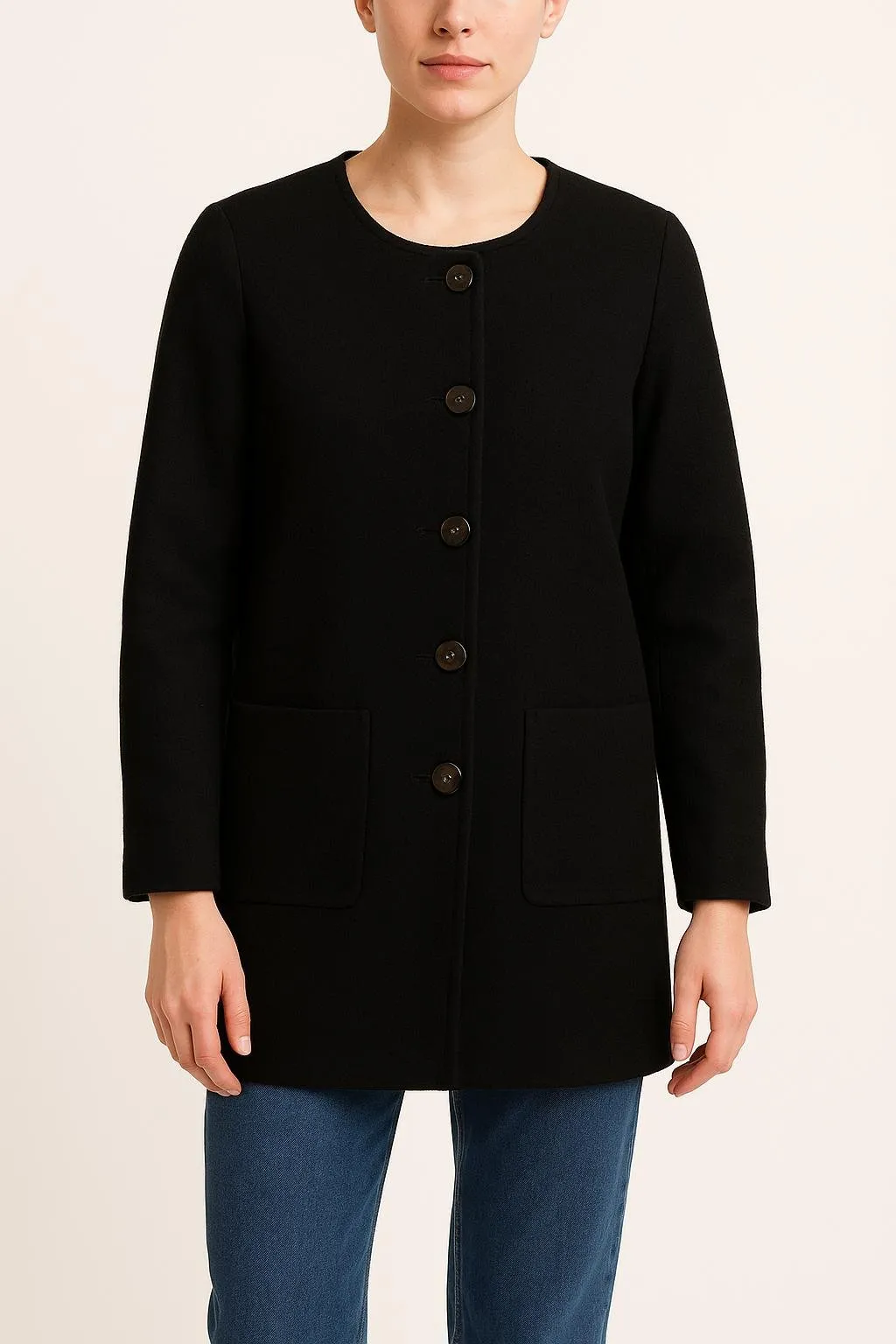 Manteau court Noir