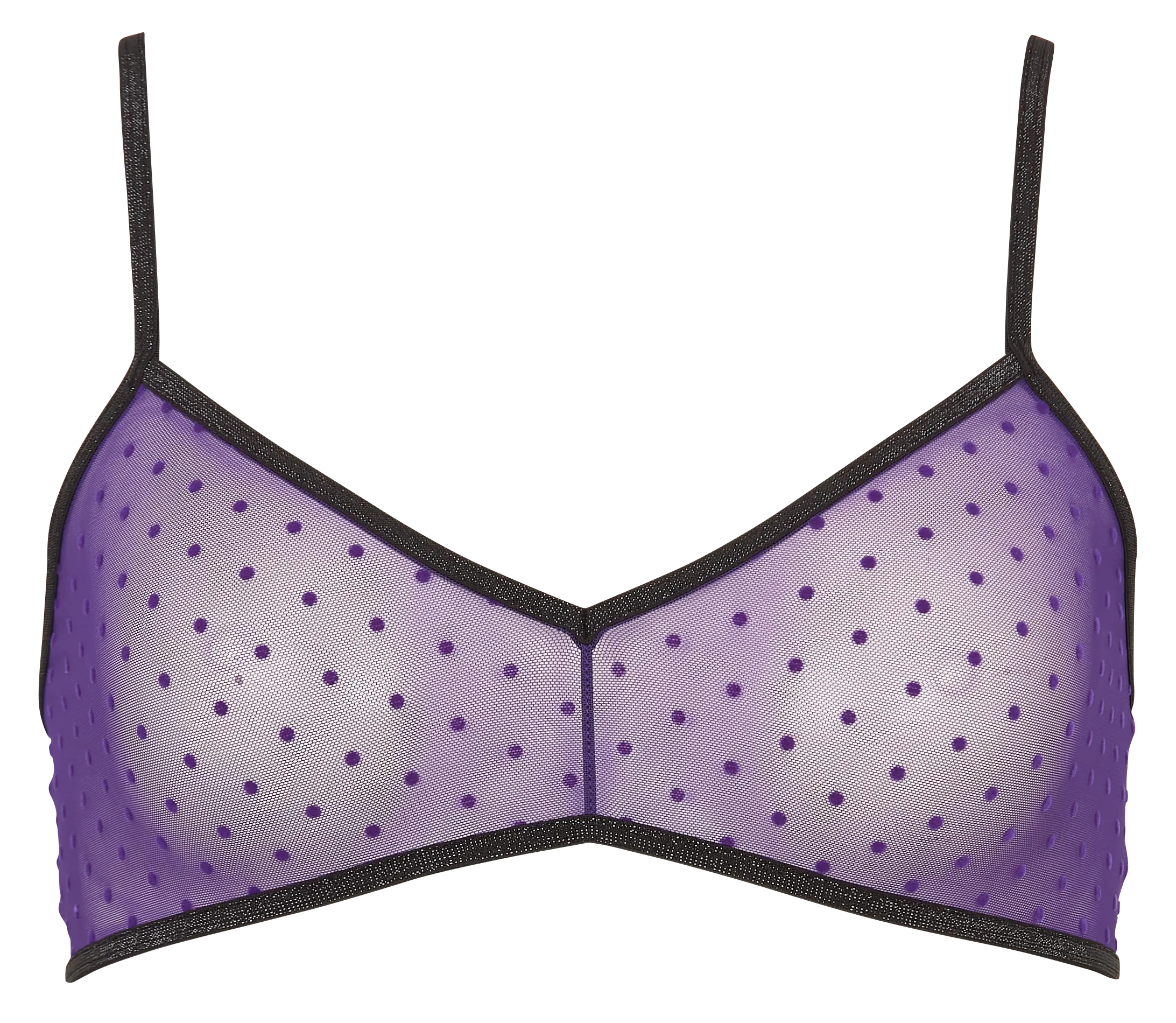 Brassière à pois Violet GEORGIA
